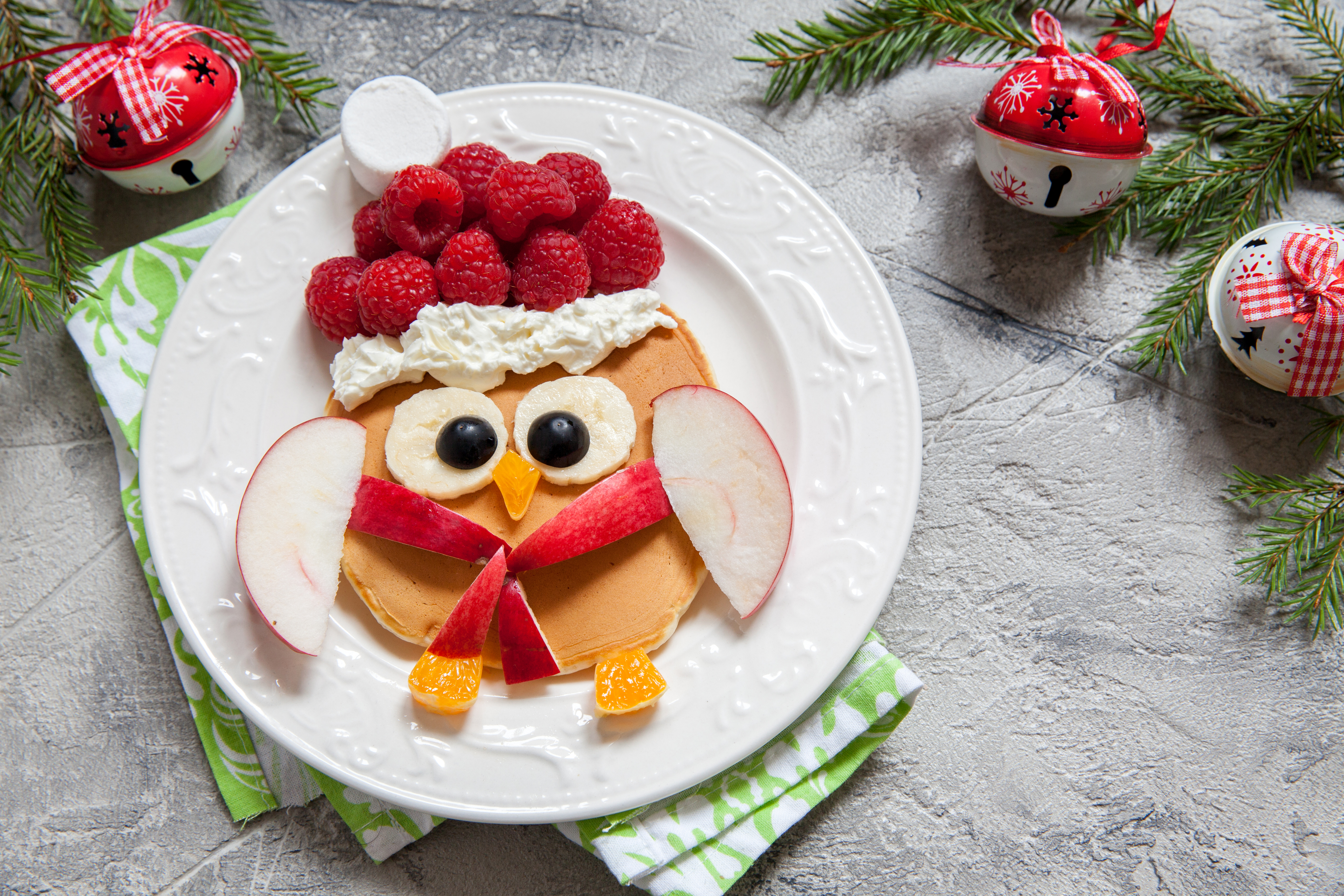Download mobile wallpaper Food, Raspberry, Breakfast, Pancake for free.