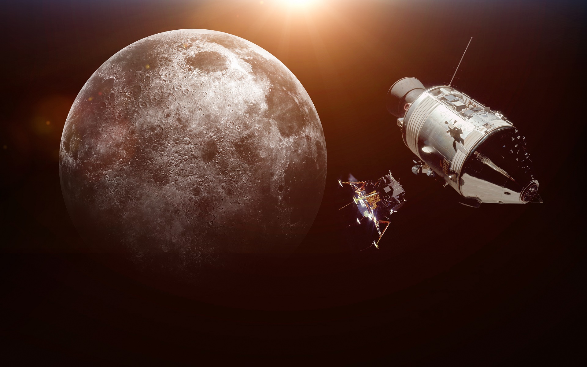 Скачати мобільні шпалери Місяць, Наукова Фантастика безкоштовно.