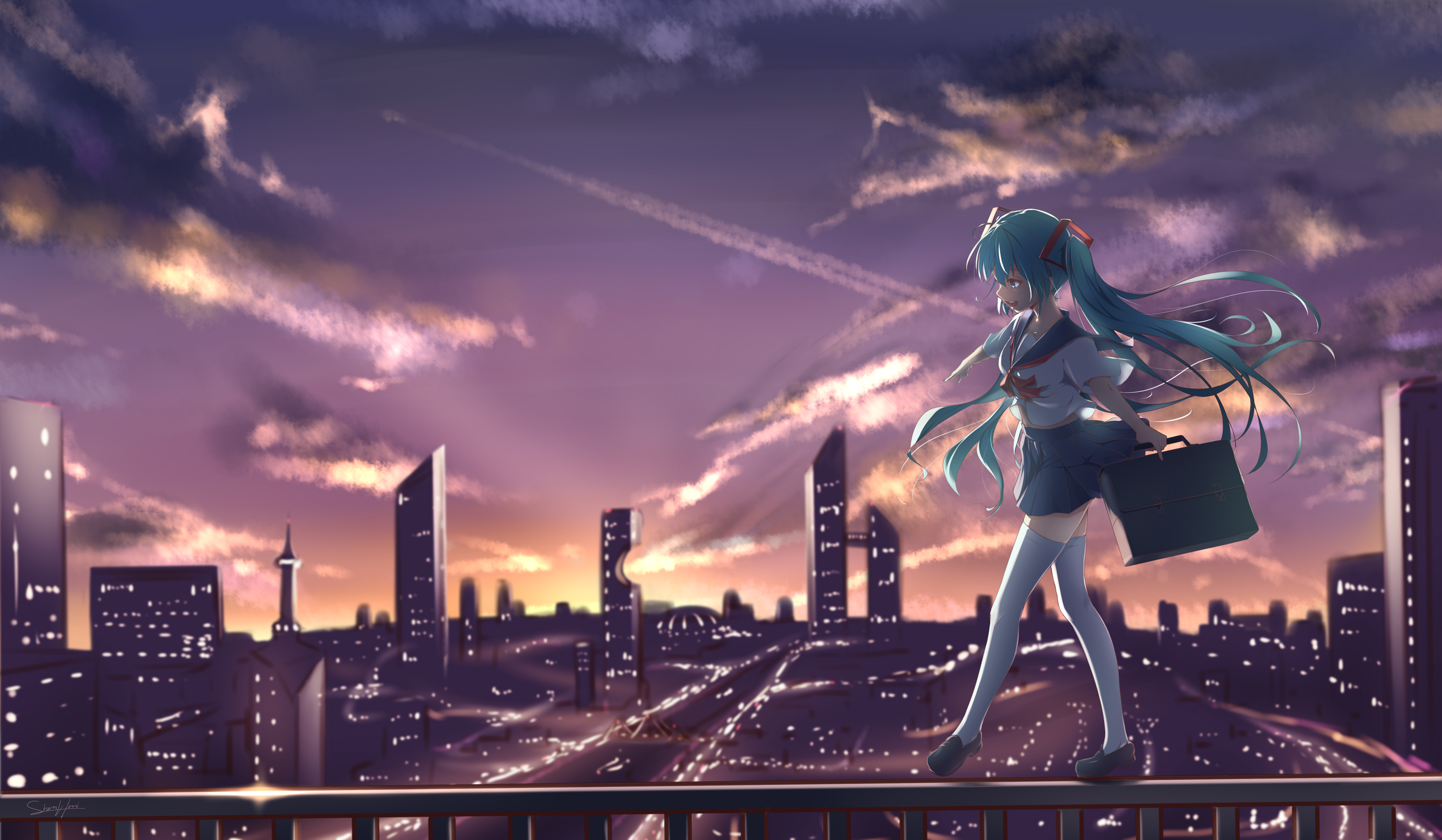 Handy-Wallpaper Vocaloid, Hatsune Miku, Animes kostenlos herunterladen.