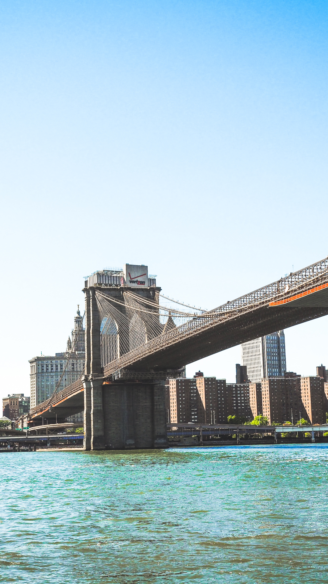 Скачать картинку Мосты, Бруклинский Мост, Сделано Человеком в телефон бесплатно.