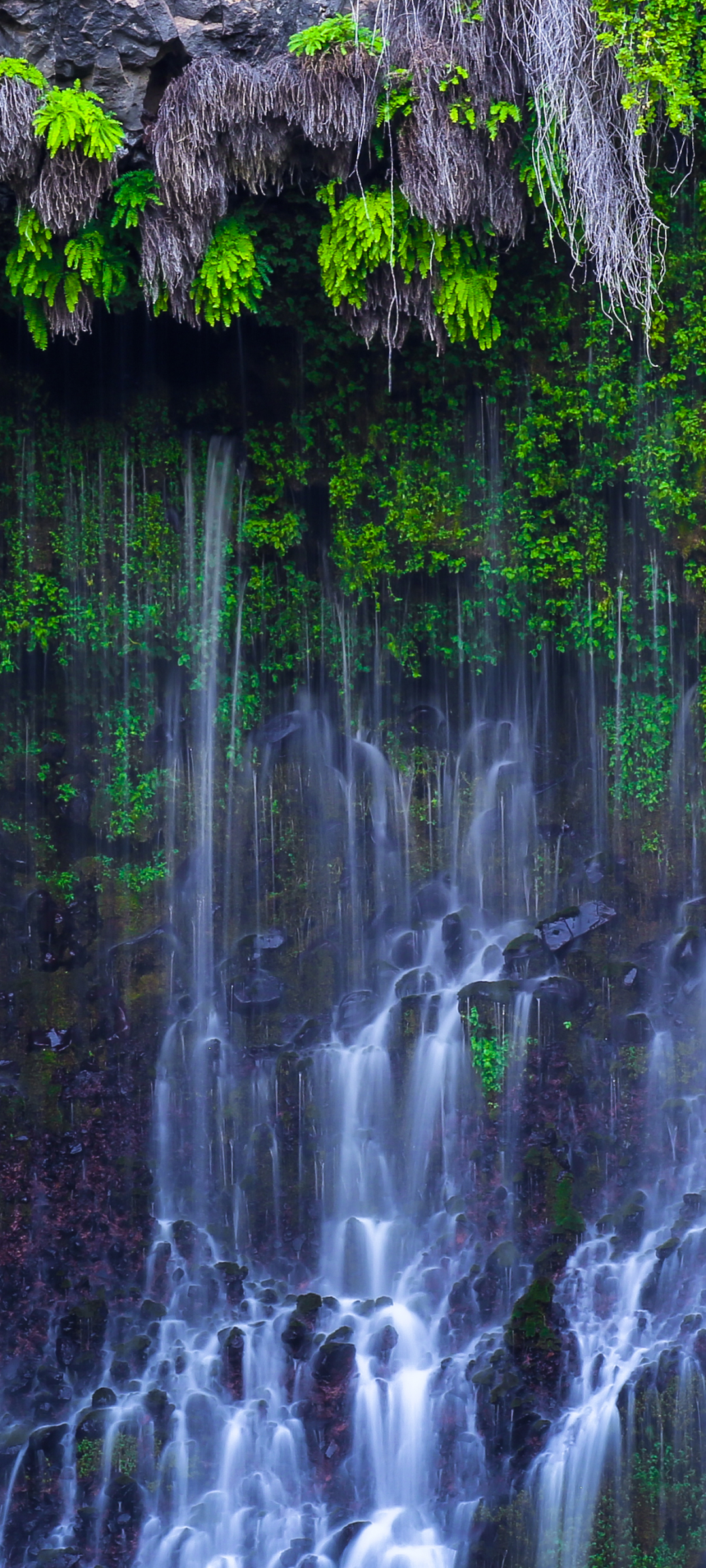 Handy-Wallpaper Wasserfälle, Wasserfall, Erde/natur, Mcarthur Burney Falls Memorial State Park kostenlos herunterladen.