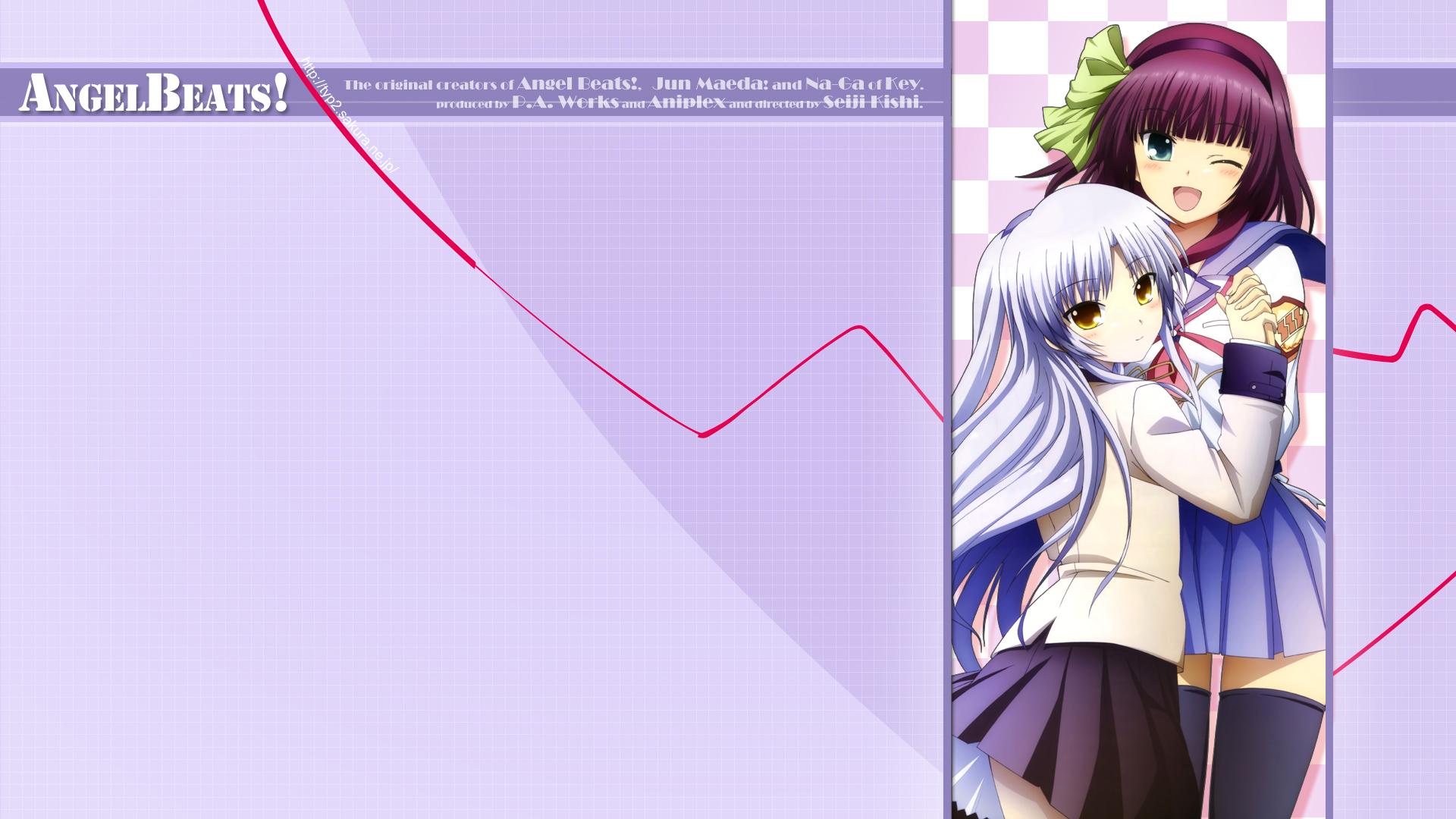 Laden Sie das Animes, Angel Beats!, Juri Nakamura, Kanade Tachibana-Bild kostenlos auf Ihren PC-Desktop herunter