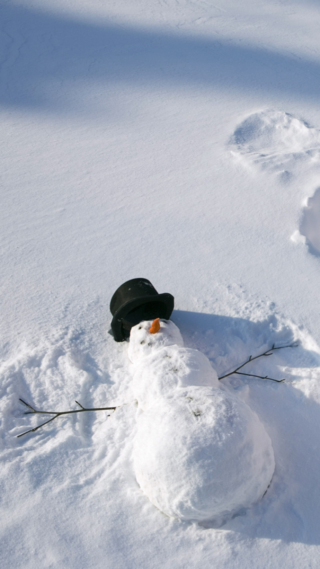 Скачать картинку Снеговик, Фотографии в телефон бесплатно.