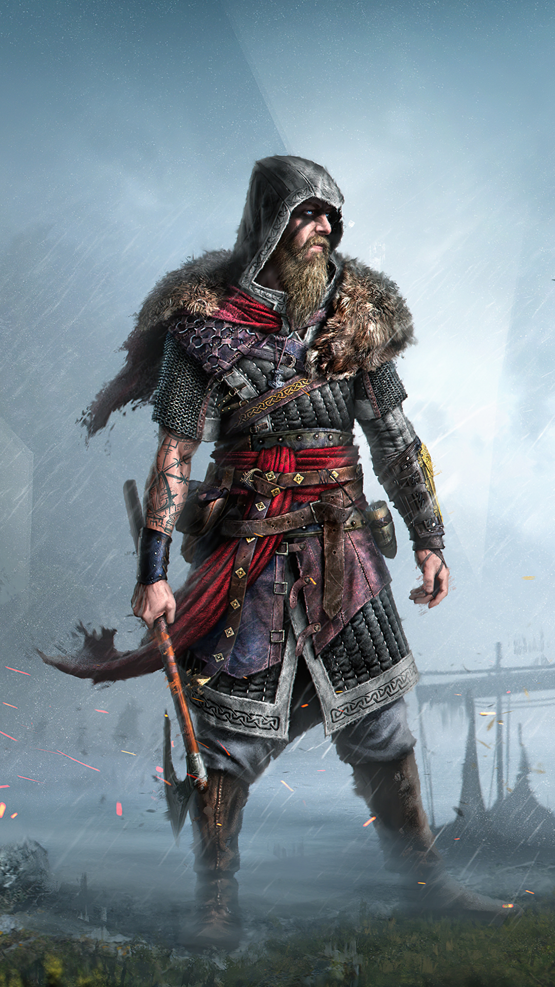 Descarga gratuita de fondo de pantalla para móvil de Guerrero, Videojuego, Assassin's Creed, Credo Del Asesino, Vikingo, Assassin's Creed Valhalla.