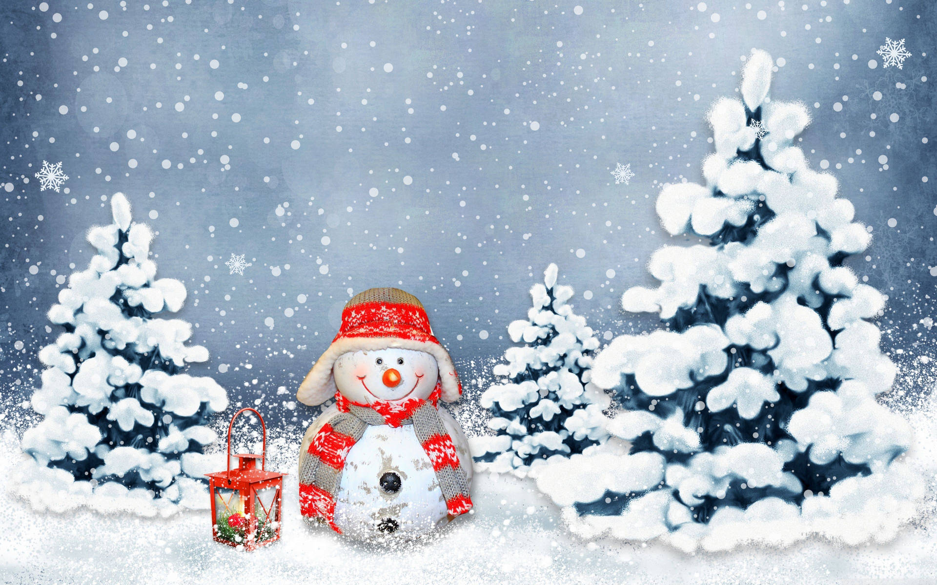 Laden Sie das Winter, Schneemann, Künstlerisch-Bild kostenlos auf Ihren PC-Desktop herunter