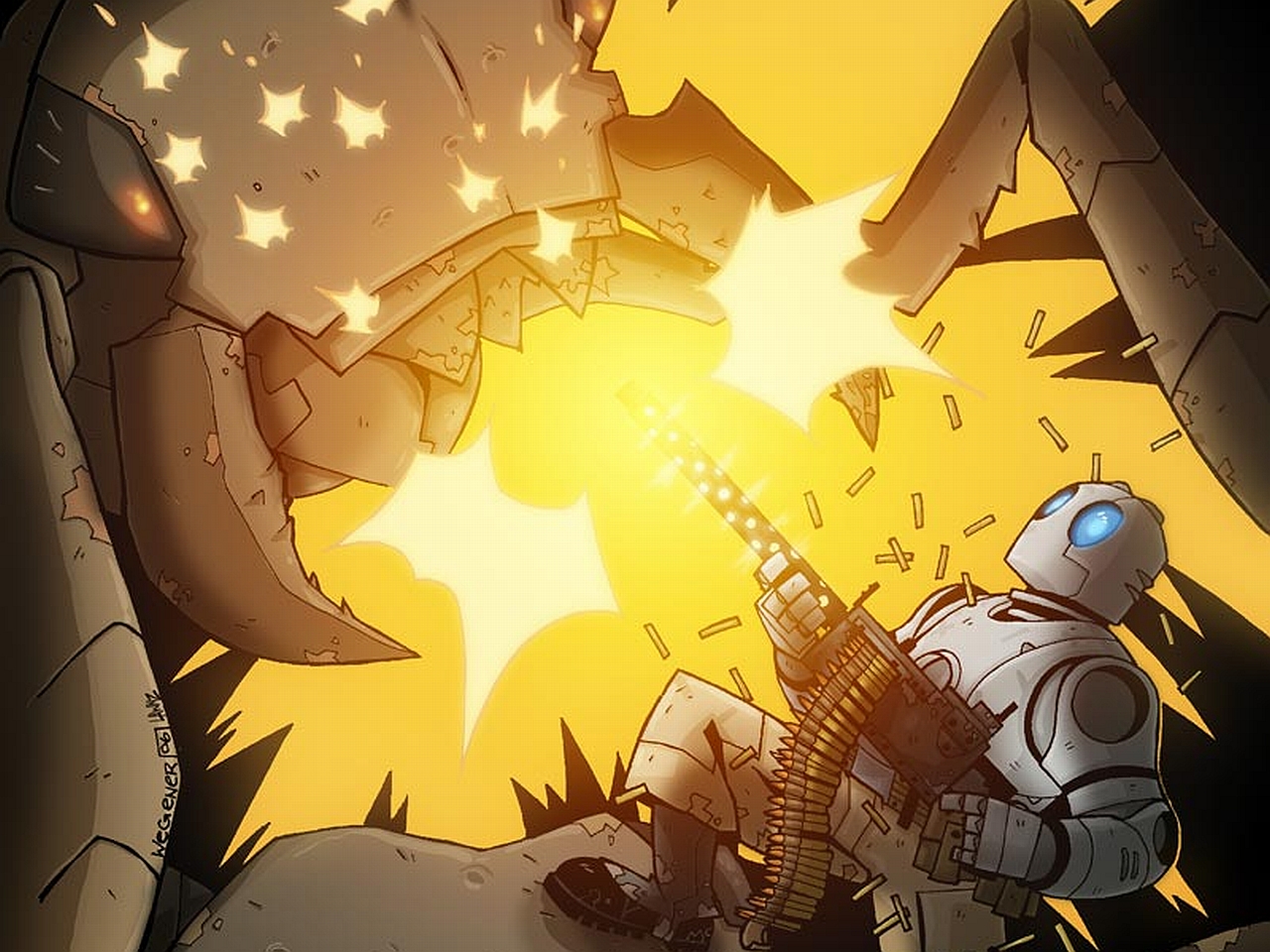 Baixar papel de parede para celular de História Em Quadrinhos, Atomic Robo gratuito.