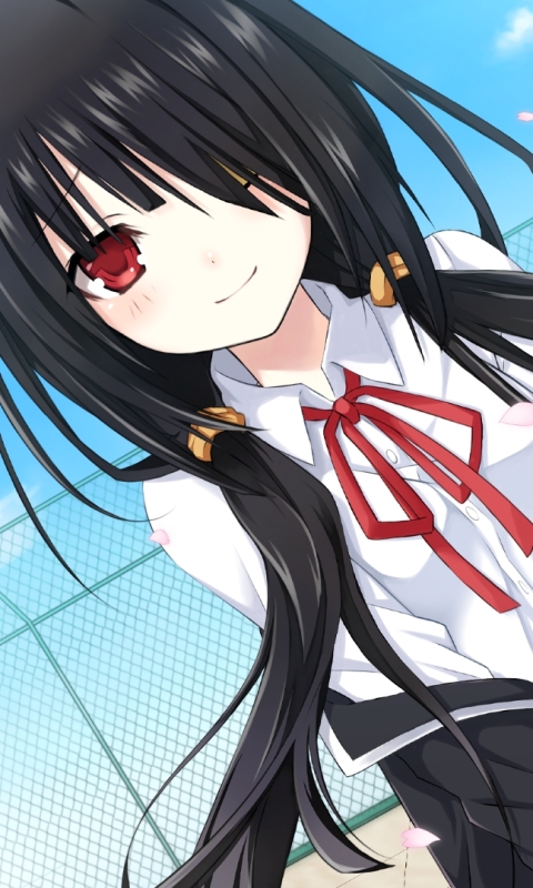 Handy-Wallpaper Animes, Datum A Live, Kurumi Tokisaki kostenlos herunterladen.