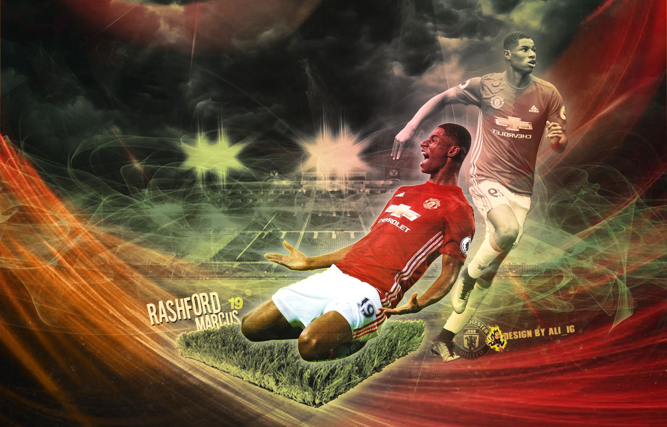 Laden Sie das Sport, Fußball, Manchester United, Marcus Rasford-Bild kostenlos auf Ihren PC-Desktop herunter