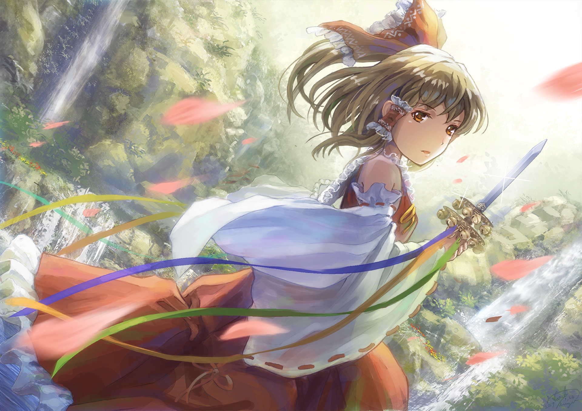 Free download wallpaper Anime, Touhou, Reimu Hakurei on your PC desktop