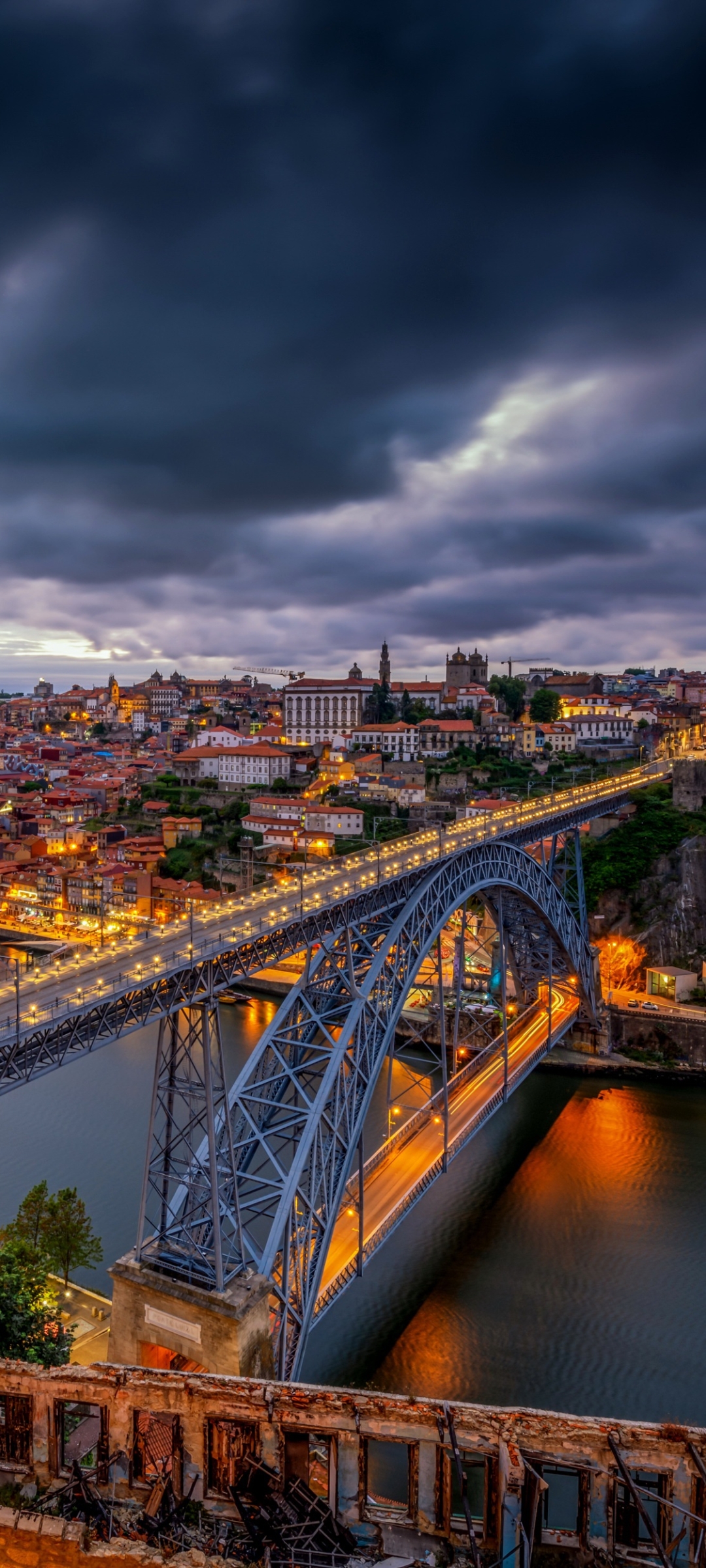 Download mobile wallpaper Cities, Bridge, Portugal, Porto, Man Made, Luís I Bridge for free.