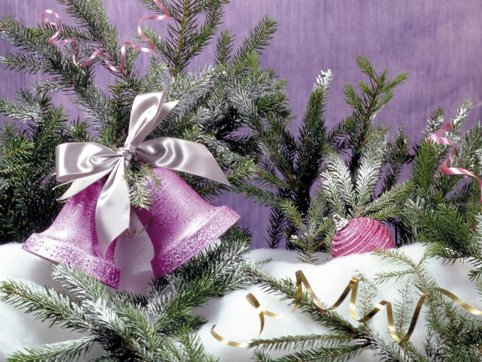 Téléchargez des papiers peints mobile Noël, Vacances, Décoration, Cloche, Neiger gratuitement.