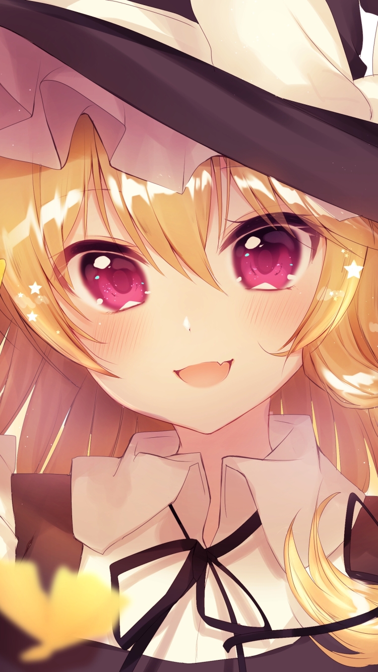 Descarga gratuita de fondo de pantalla para móvil de Animado, Touhou, Marisa Kirisame.