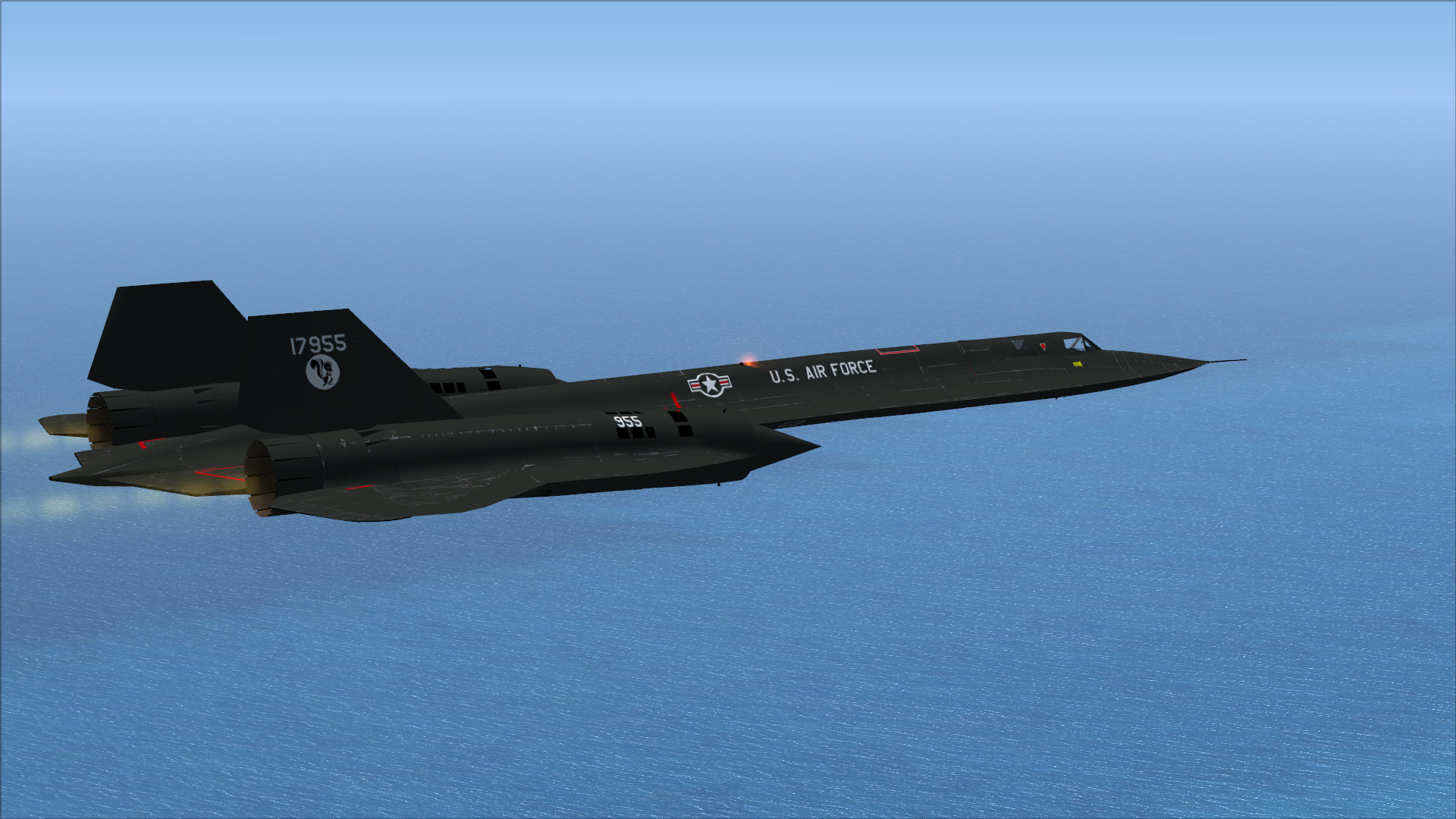 Скачати мобільні шпалери Військовий, Повітряний Флот, Lockheed Sr 71 Blackbird, Військова Авіація безкоштовно.