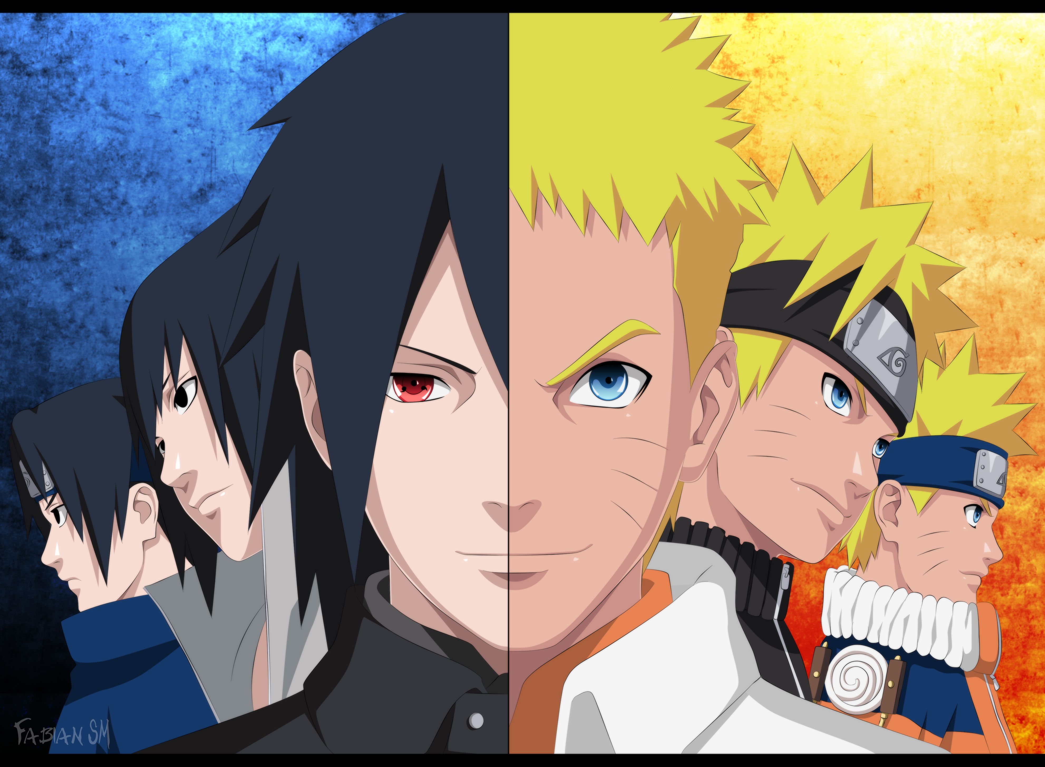 Handy-Wallpaper Naruto, Animes, Sasuke Uchiha, Naruto Uzumaki kostenlos herunterladen.