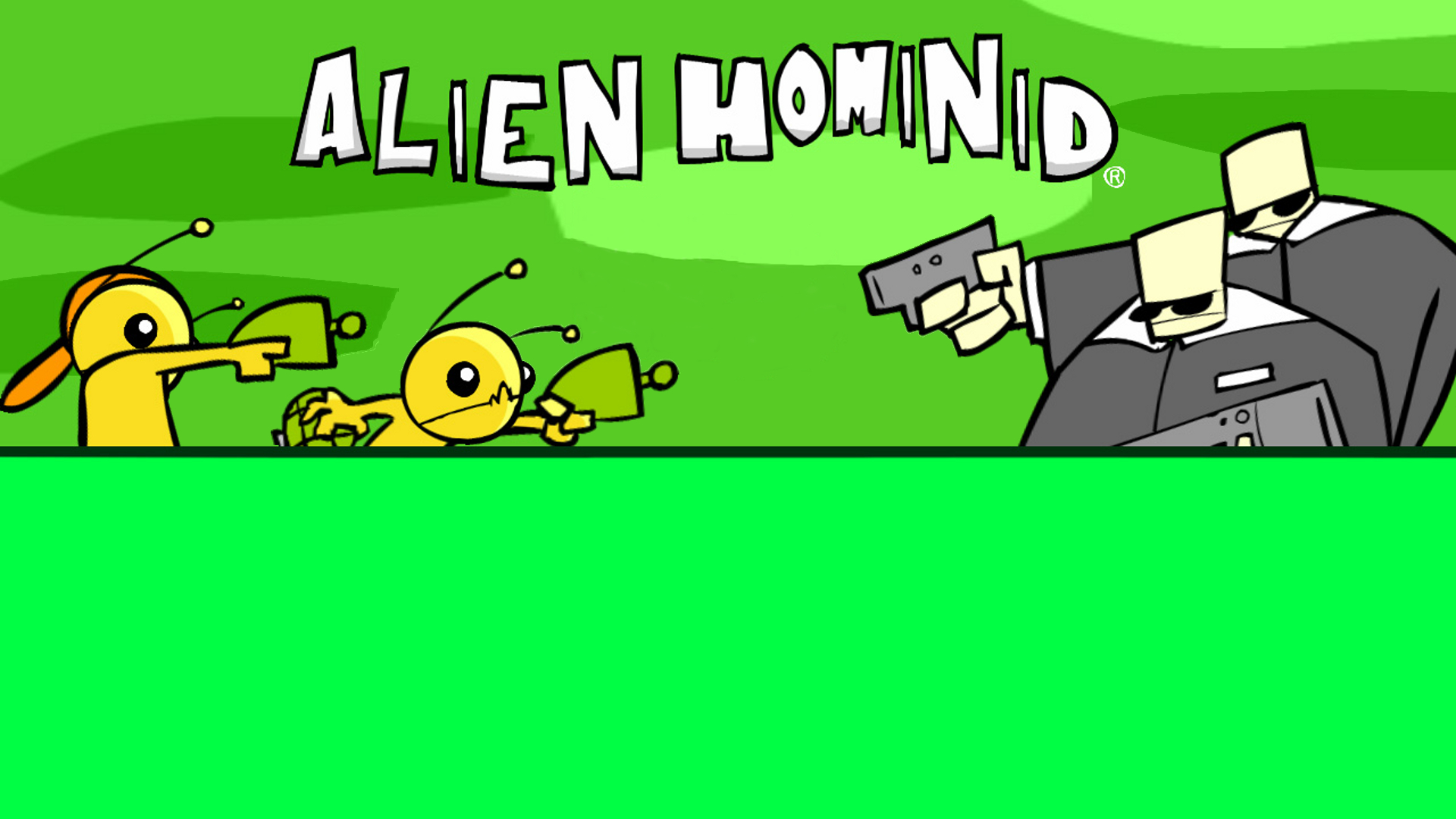 Free download wallpaper Video Game, Alien Hominid on your PC desktop