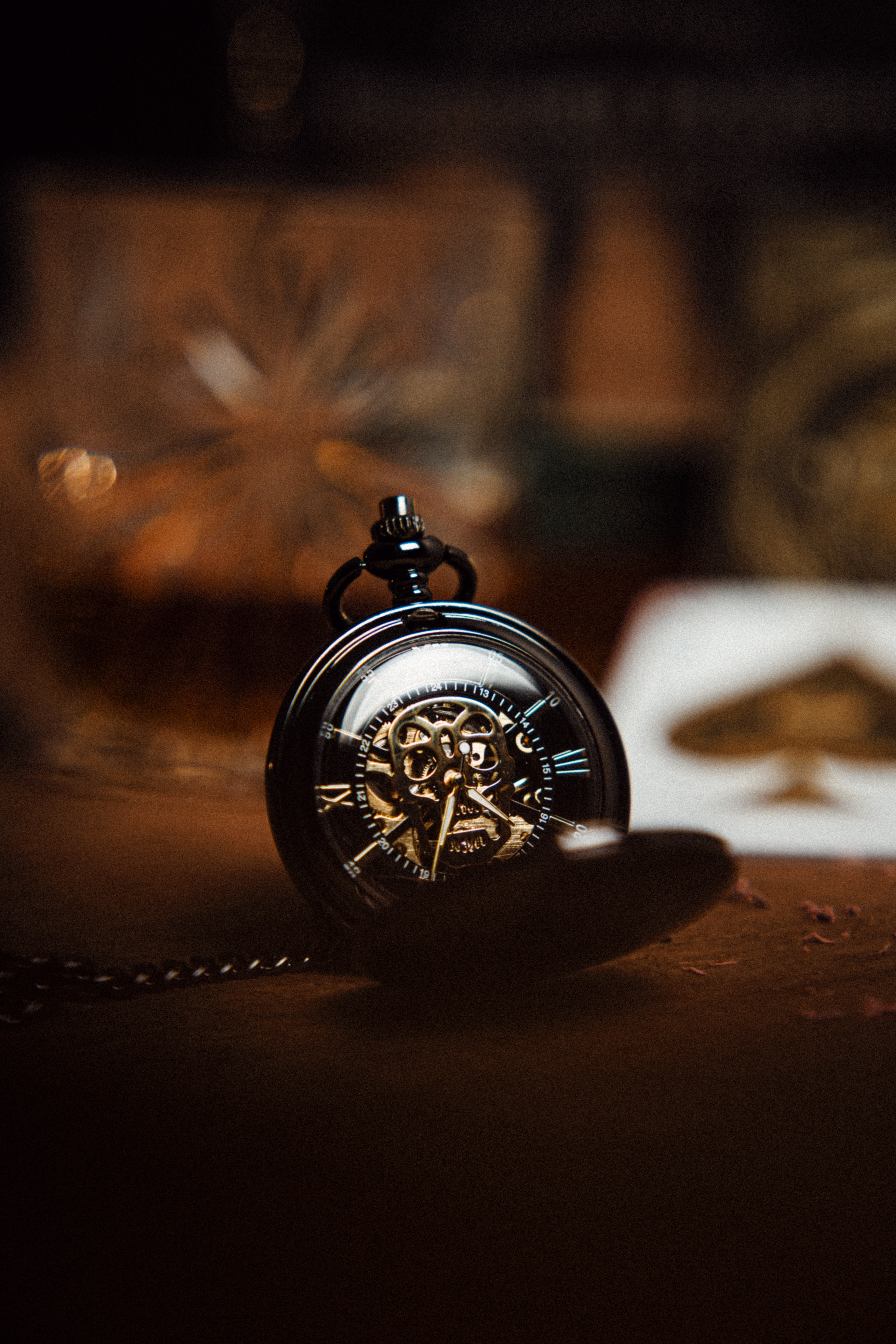 clock, macro, antique, pocket watch, antiques Full HD