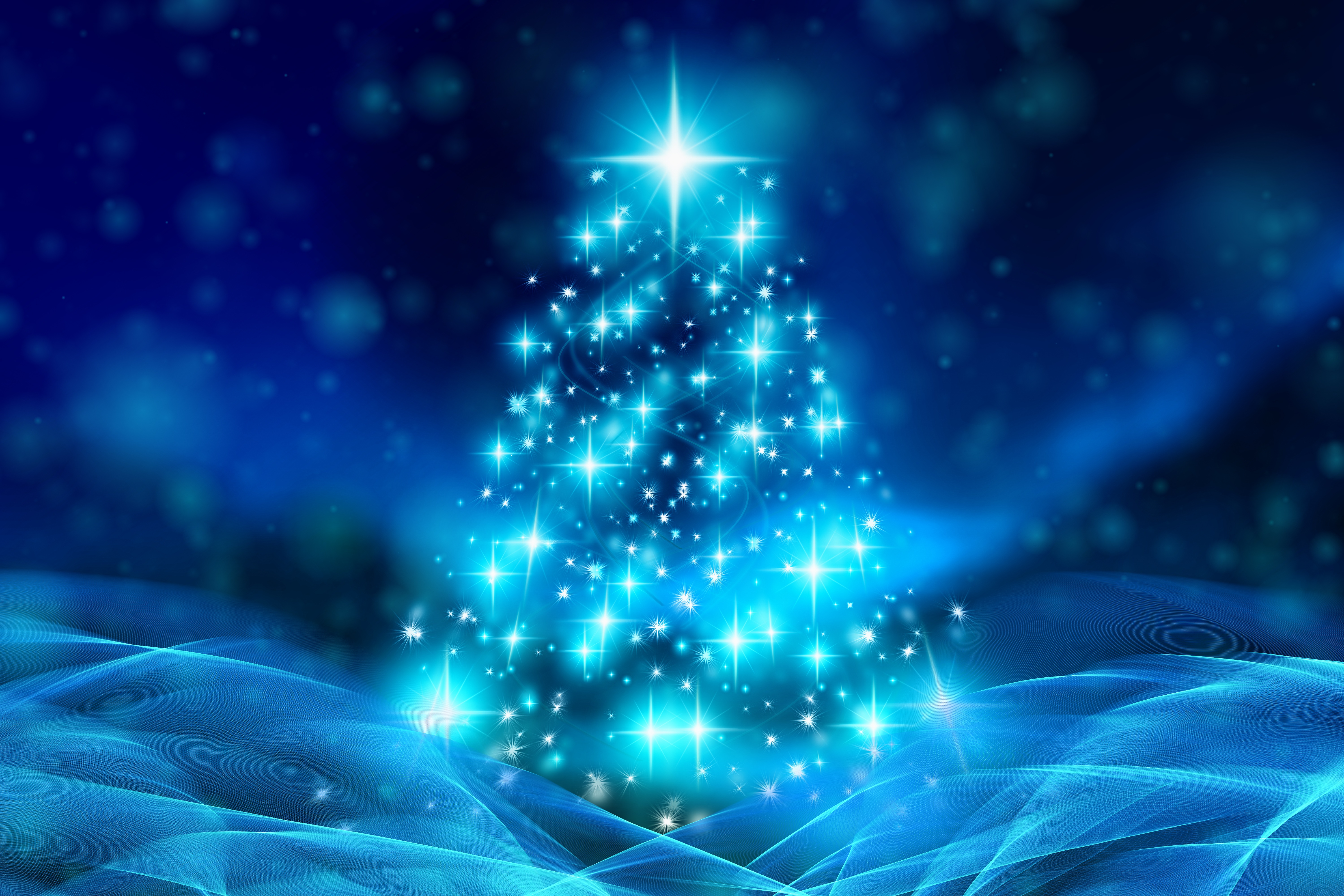 christmas, christmas tree, shine, holidays, new year, sparks, brilliance HD wallpaper