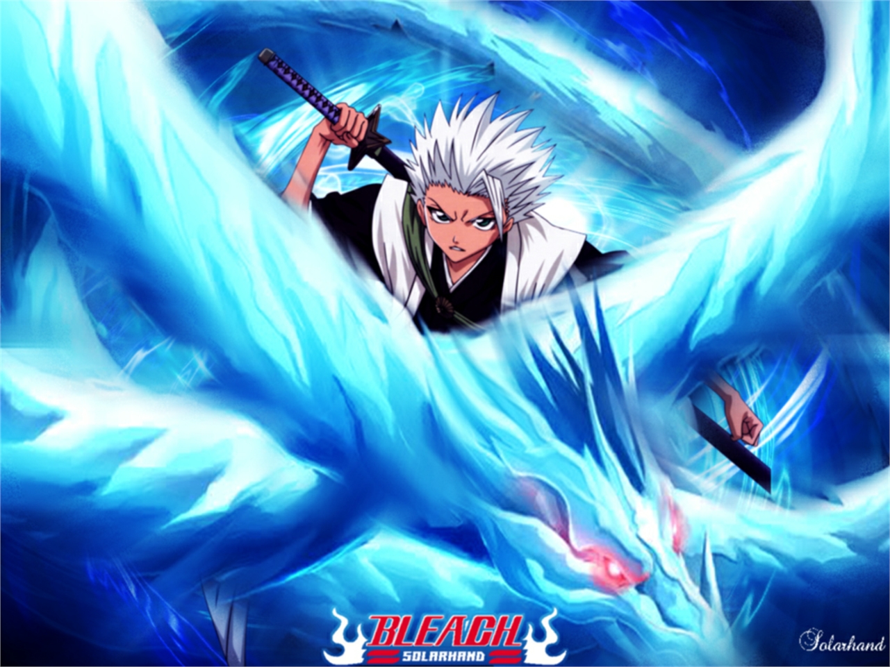 Handy-Wallpaper Bleach, Animes, Tōshirō Hitsugaya kostenlos herunterladen.