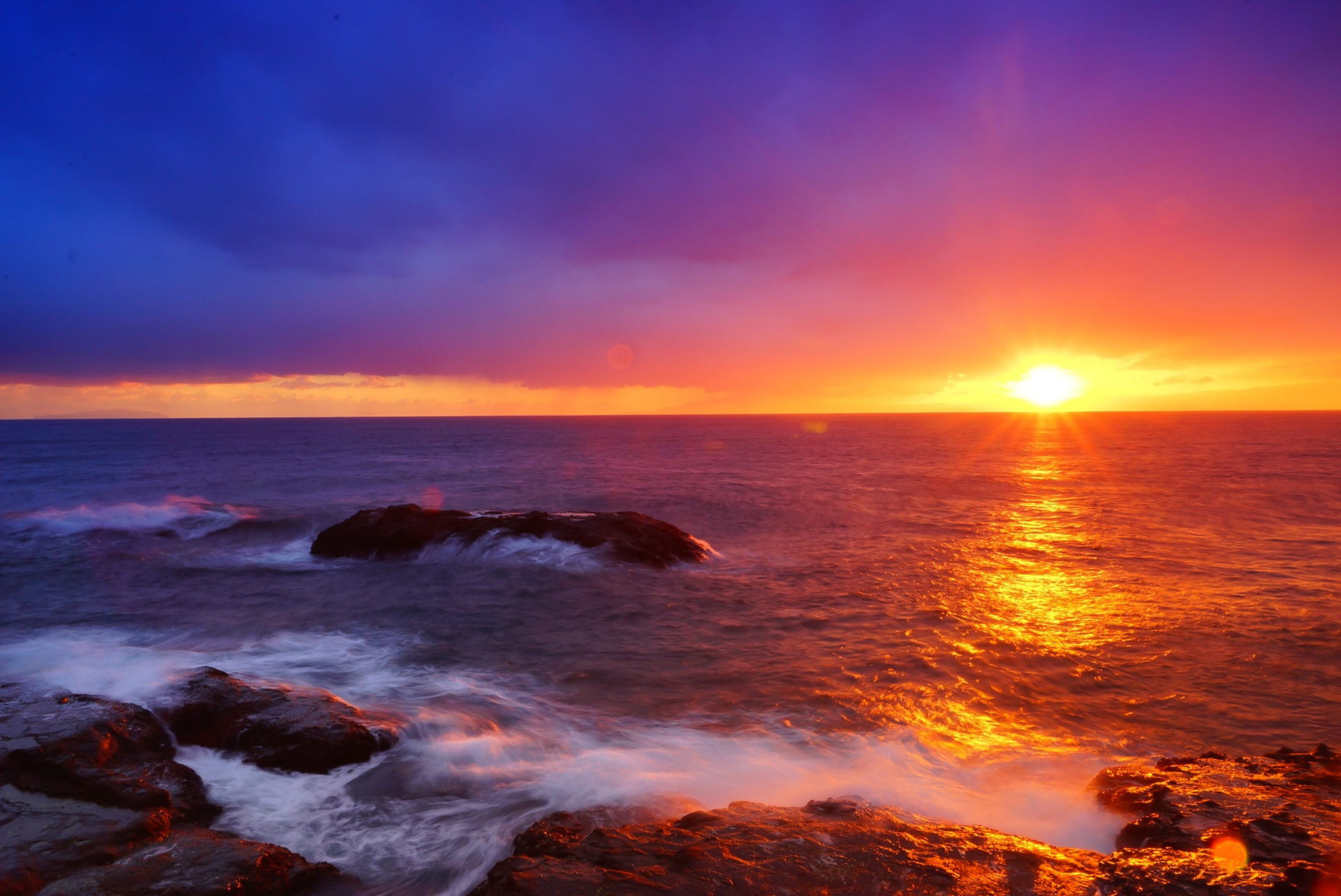 Laden Sie das Natur, Horizont, Ozean, Sonnenaufgang, Sonnenuntergang, Erde/natur-Bild kostenlos auf Ihren PC-Desktop herunter