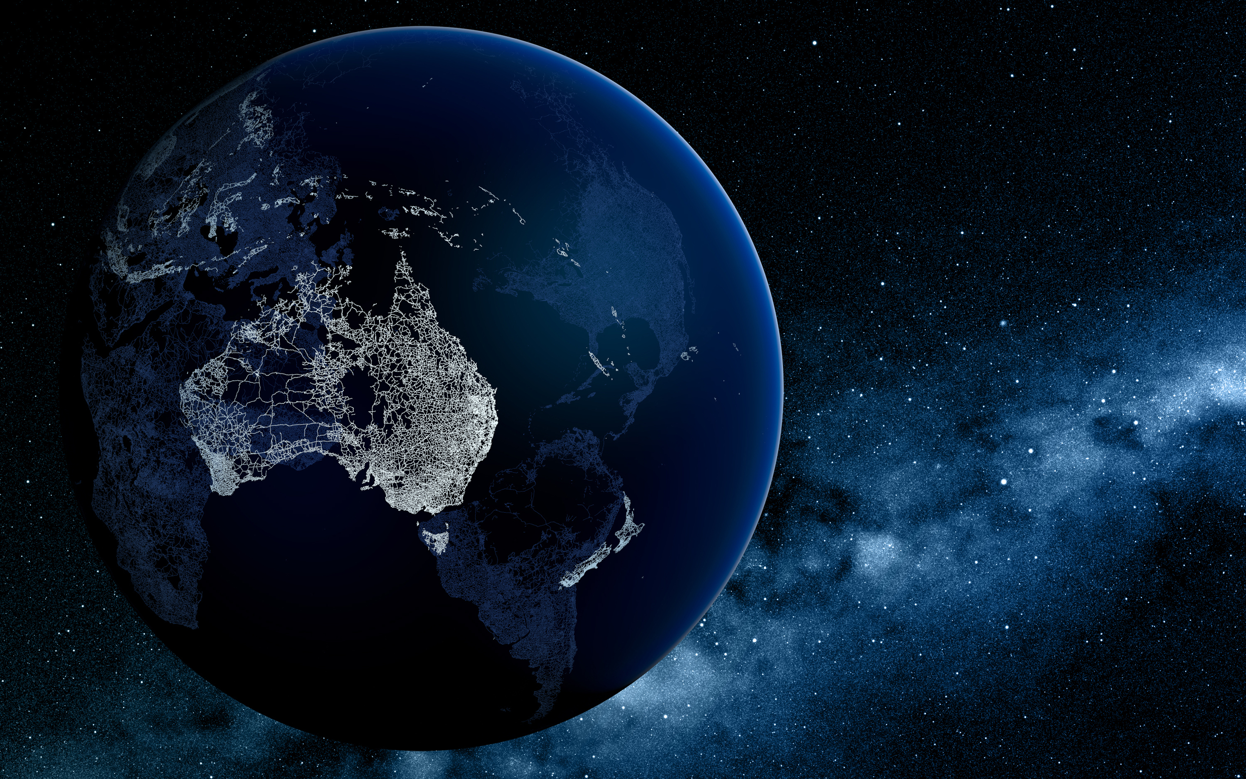 207086画像をダウンロードオーストラリア, 地球, 宇宙から-壁紙とスクリーンセーバーを無料で