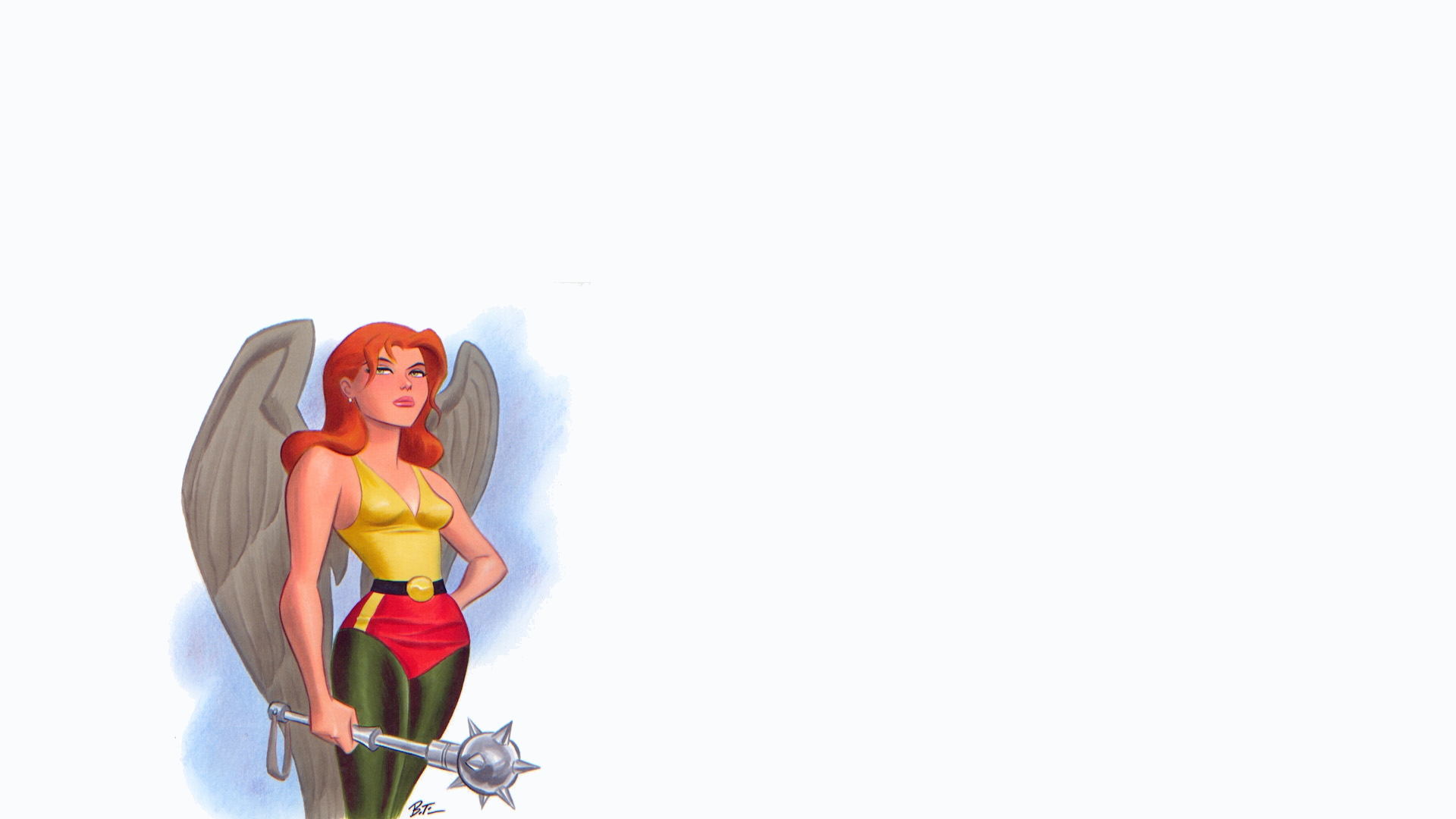 623545 baixar papel de parede história em quadrinhos, mulher gavião, dc comics, mulher gavião (dc comics), maça, cabelo vermelho, shayera hol, asas - protetores de tela e imagens gratuitamente