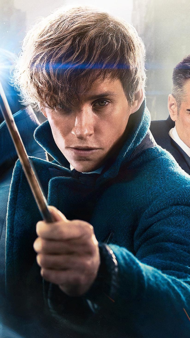 Download mobile wallpaper Colin Farrell, Movie, Eddie Redmayne, Fantastic Beasts And Where To Find Them, Fantastic Beasts for free.