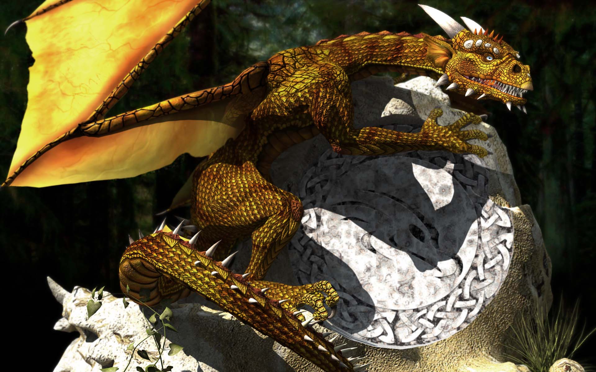 Laden Sie das Fantasie, Drachen-Bild kostenlos auf Ihren PC-Desktop herunter