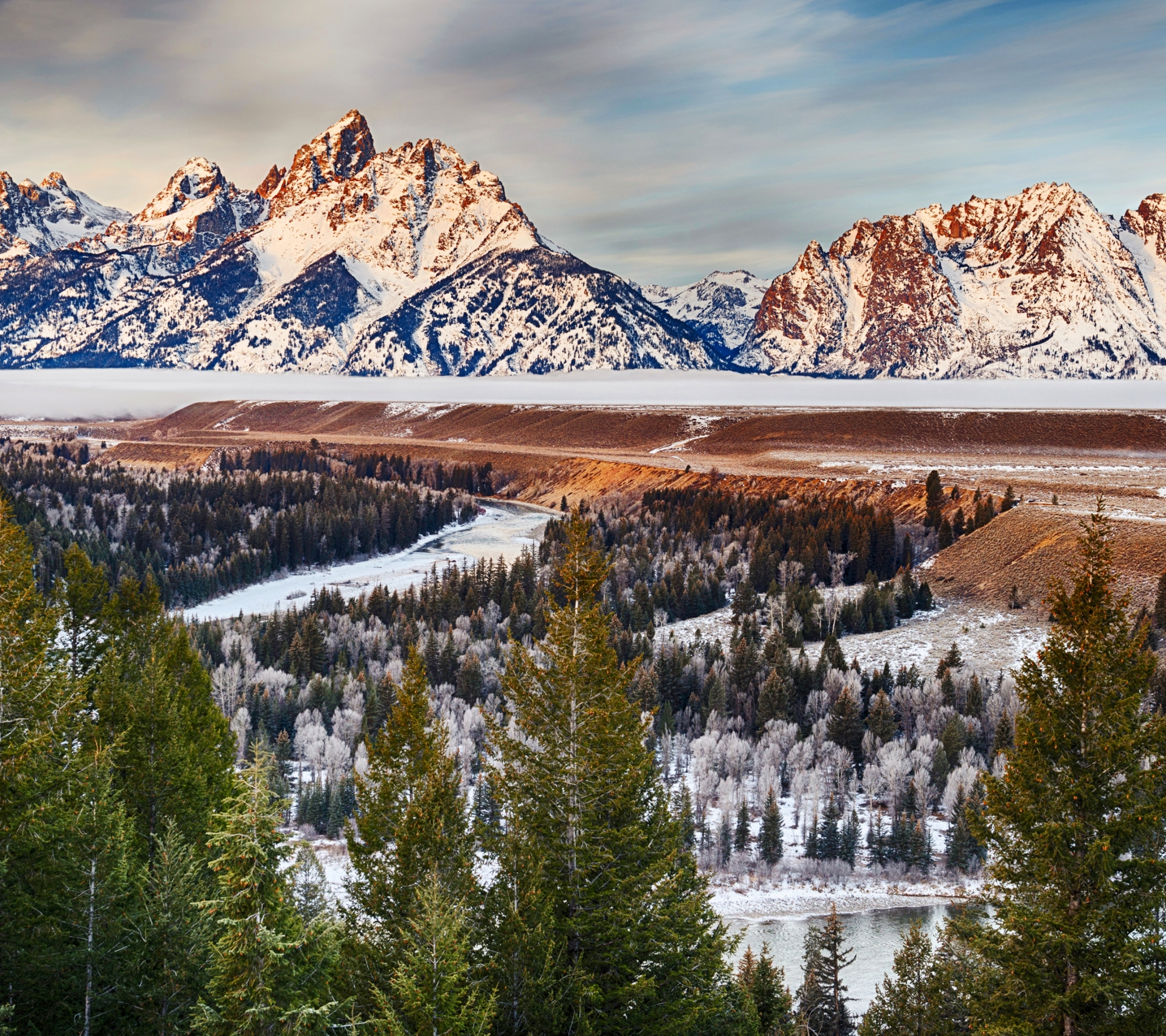 Handy-Wallpaper Landschaft, Schnee, Erde/natur kostenlos herunterladen.