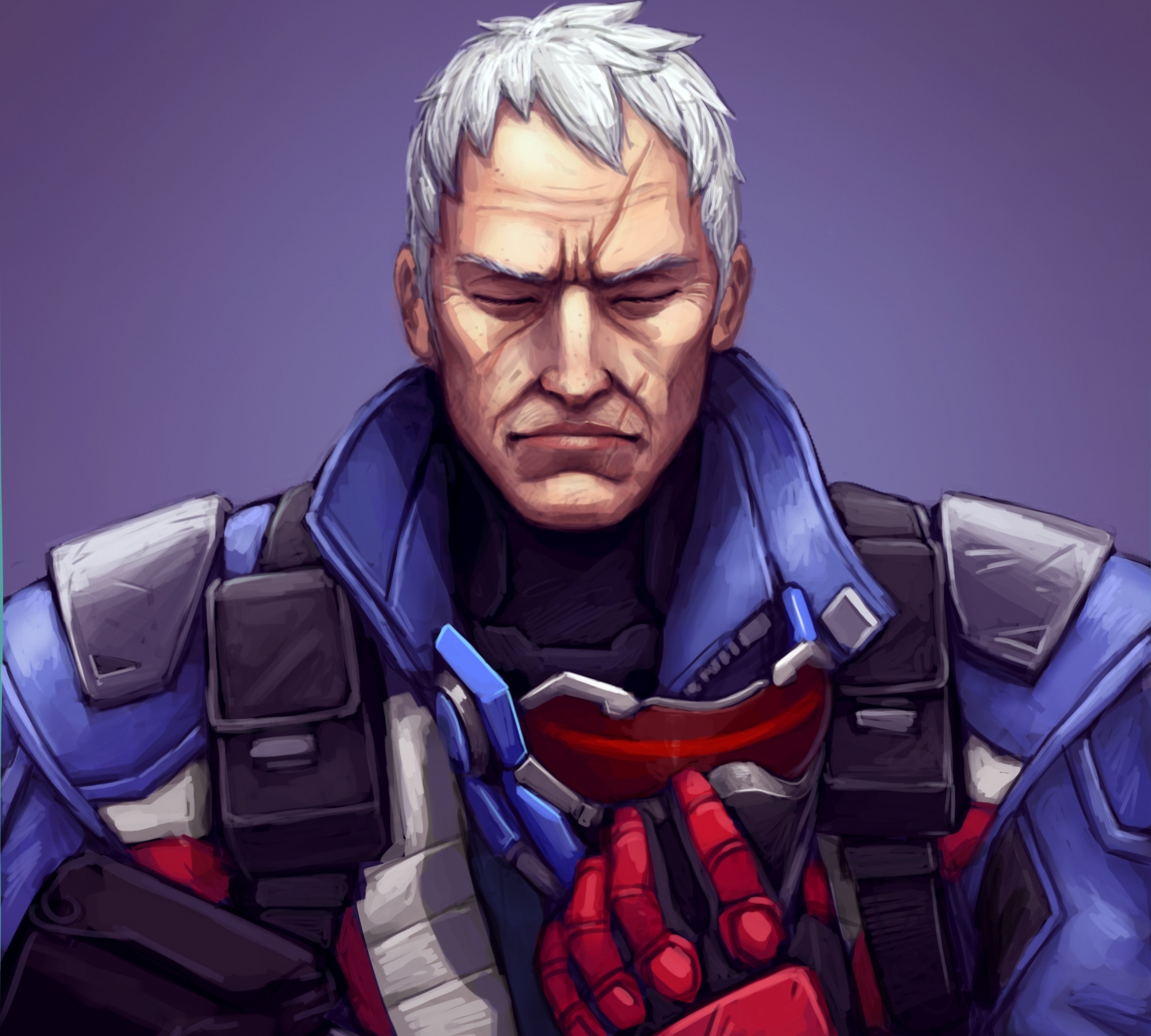 Download mobile wallpaper Overwatch, Video Game, Soldier: 76 (Overwatch) for free.