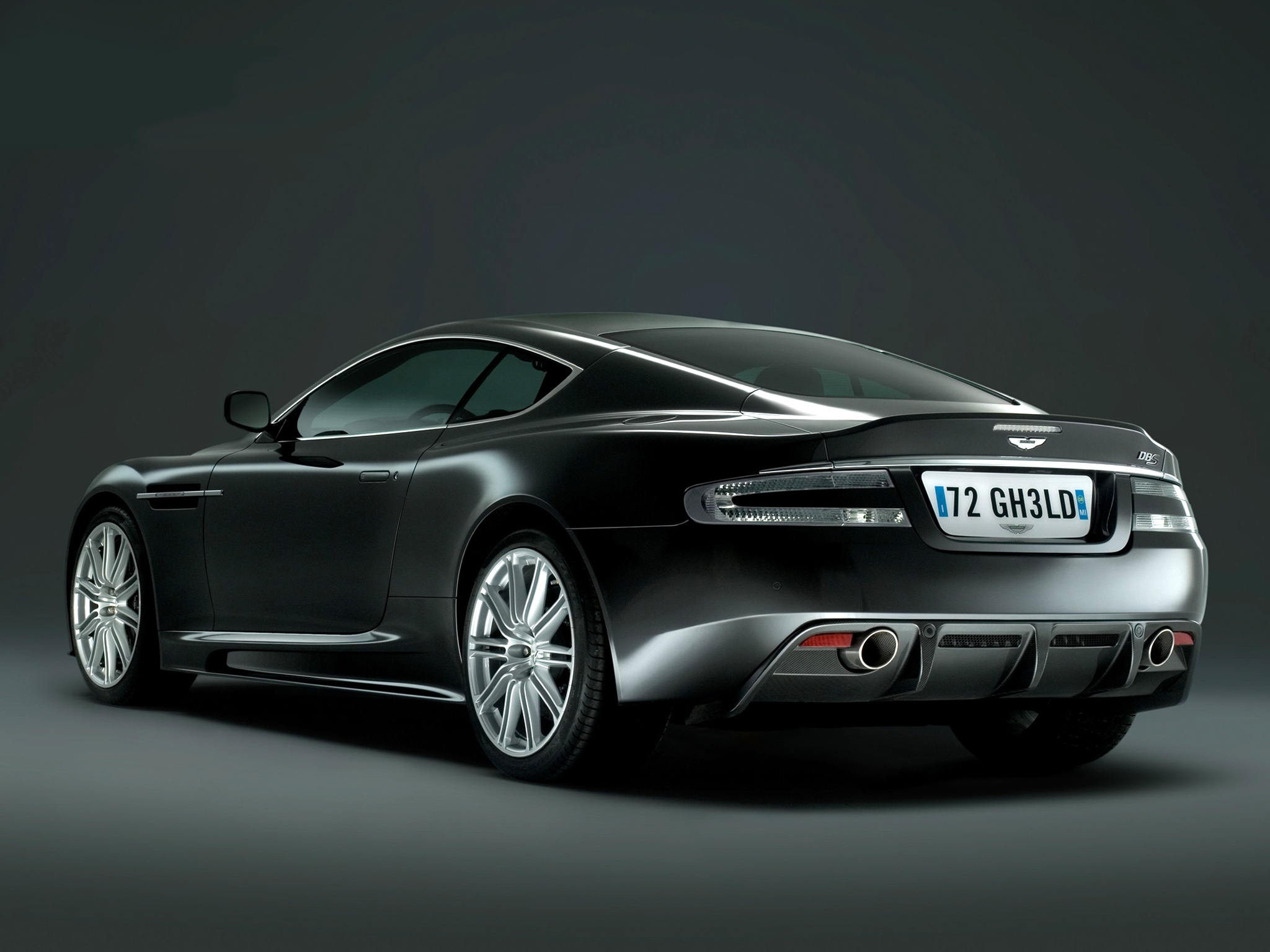 Free download wallpaper Cars, Back View, Rear View, Style, Dbs, 2008, Aston Martin on your PC desktop