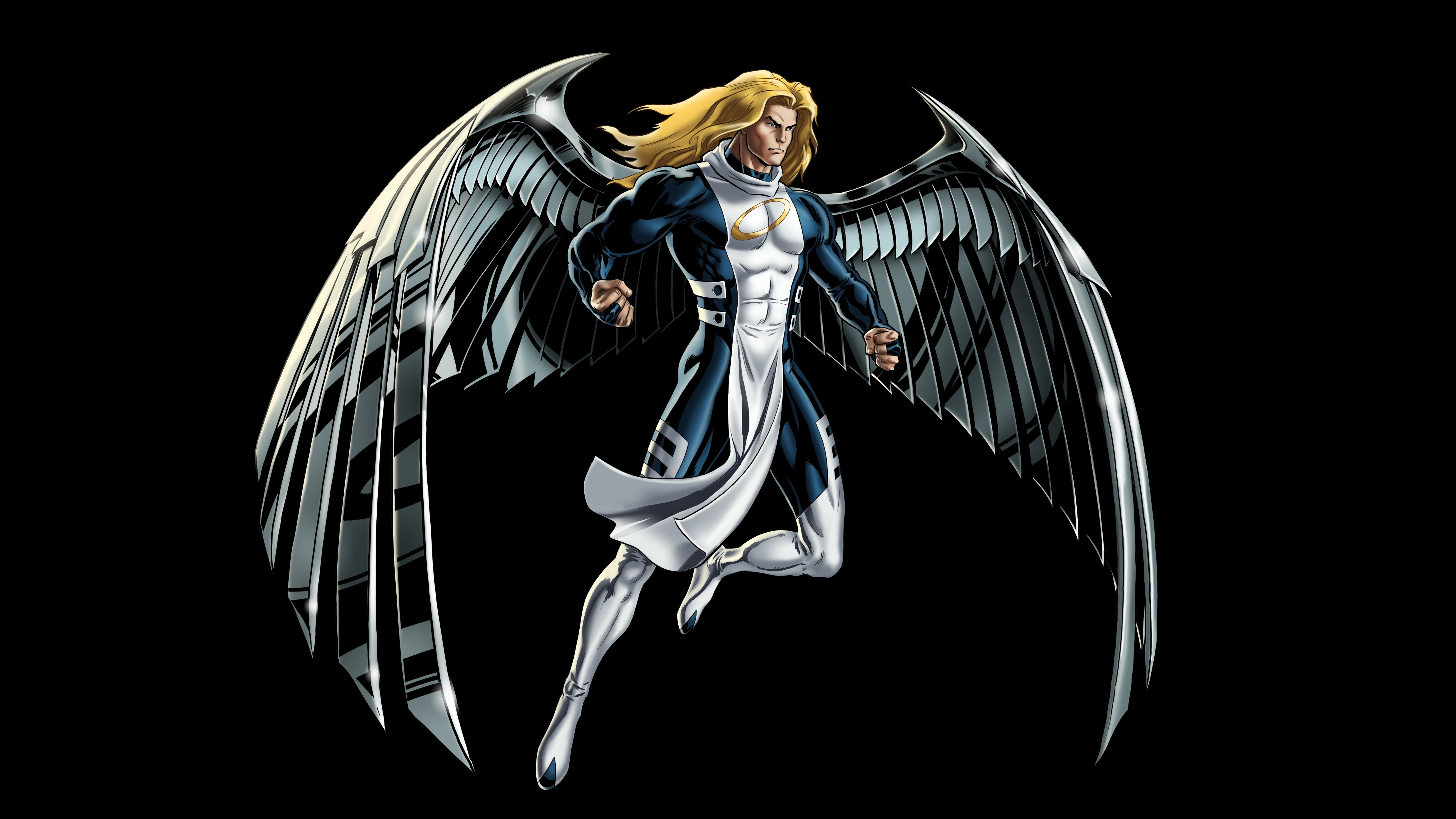 344364 скачать обои комиксы, ангел, ангел (marvel comics), блондинка, уоррен уортингтон iii, крылья, люди икс - заставки и картинки бесплатно