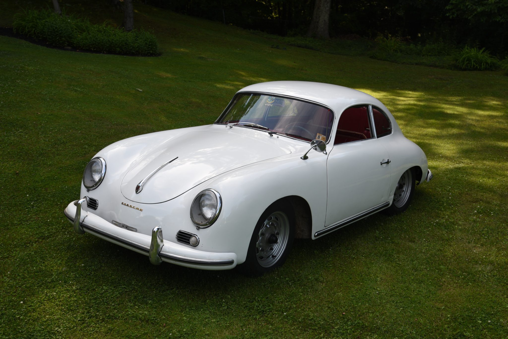 Handy-Wallpaper Auto, Coupe, Altes Auto, Fahrzeuge, Weißes Auto, Porsche 356A 1 6, Porsche 356A kostenlos herunterladen.