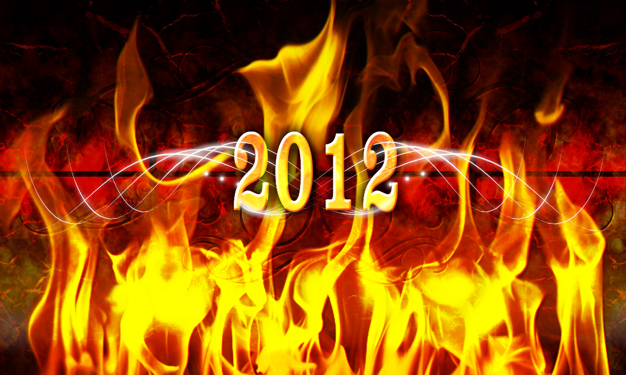 216808 Hintergrundbild herunterladen feiertage, neujahr 2012, dunkel, feuer, neujahr - Bildschirmschoner und Bilder kostenlos