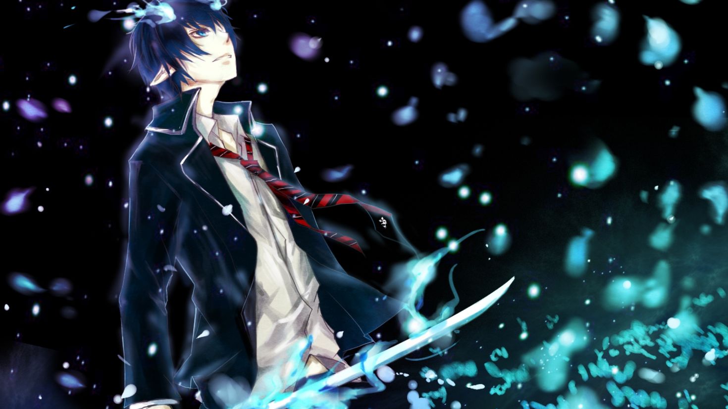 anime. blue exorcist. rin okumura. 