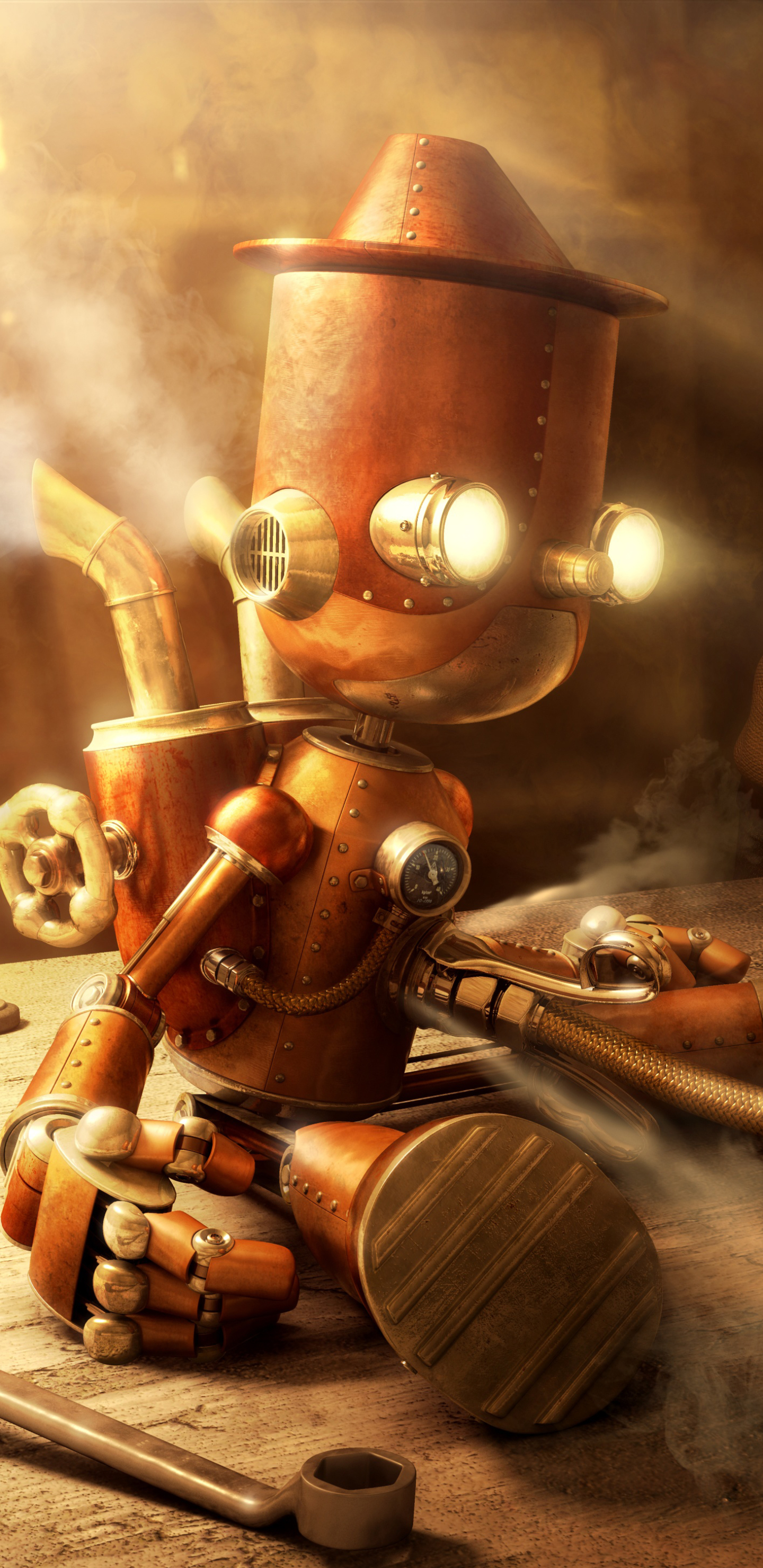 Download mobile wallpaper Sci Fi, Steampunk for free.