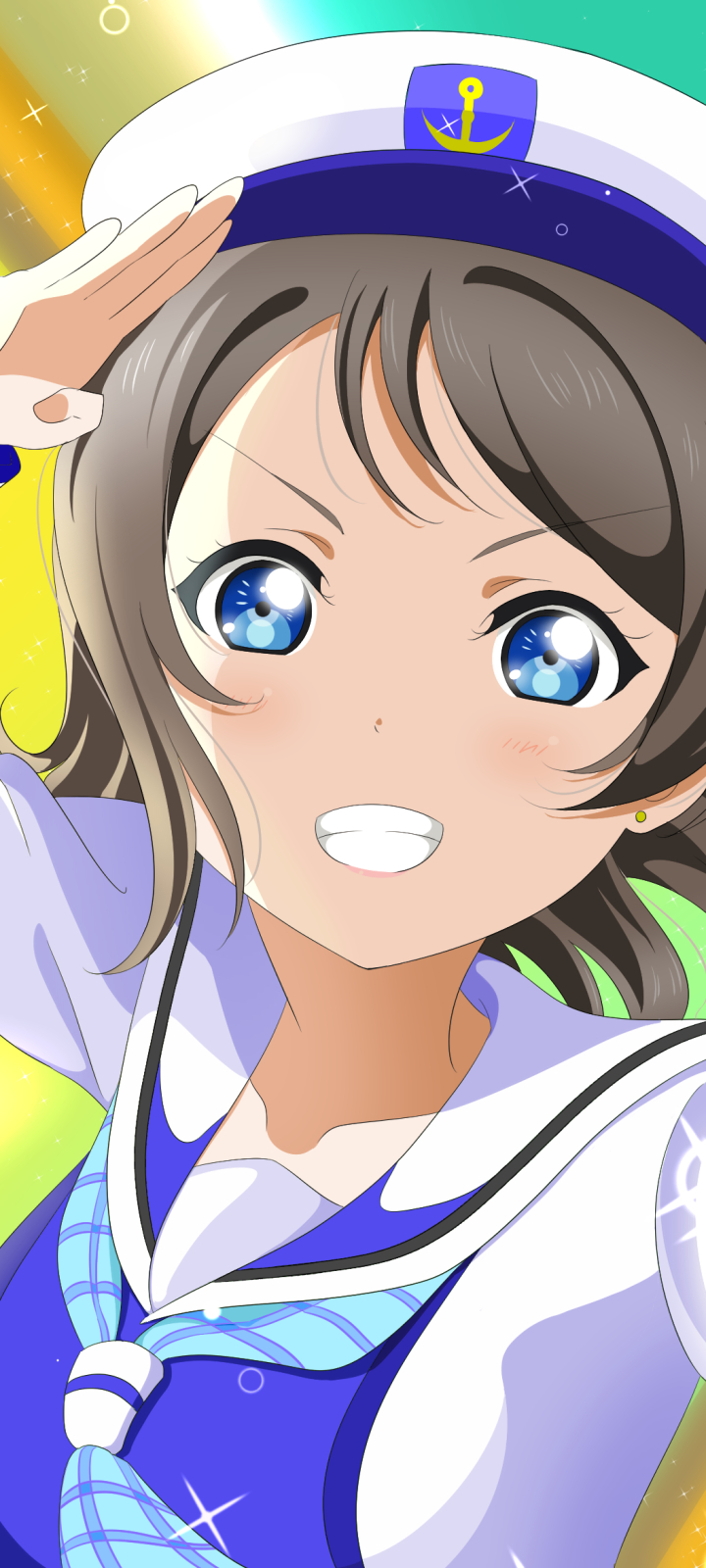 Handy-Wallpaper Animes, Liebesleben!, Love Live! Sunshine!!, Du Watanabe kostenlos herunterladen.