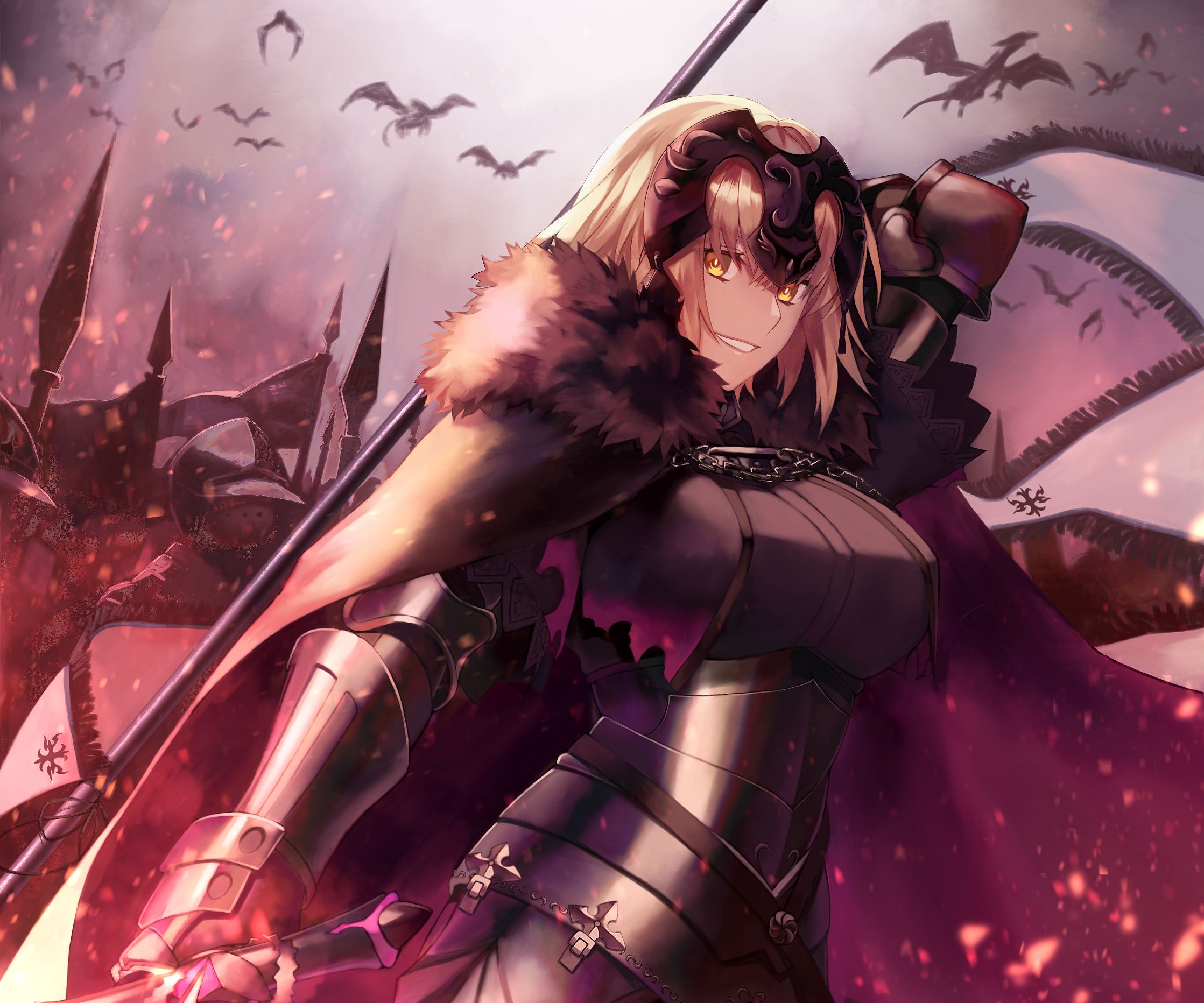 Laden Sie das Animes, Fate/grand Order, Jeanne D’Arc Alter, Schicksalsserie-Bild kostenlos auf Ihren PC-Desktop herunter