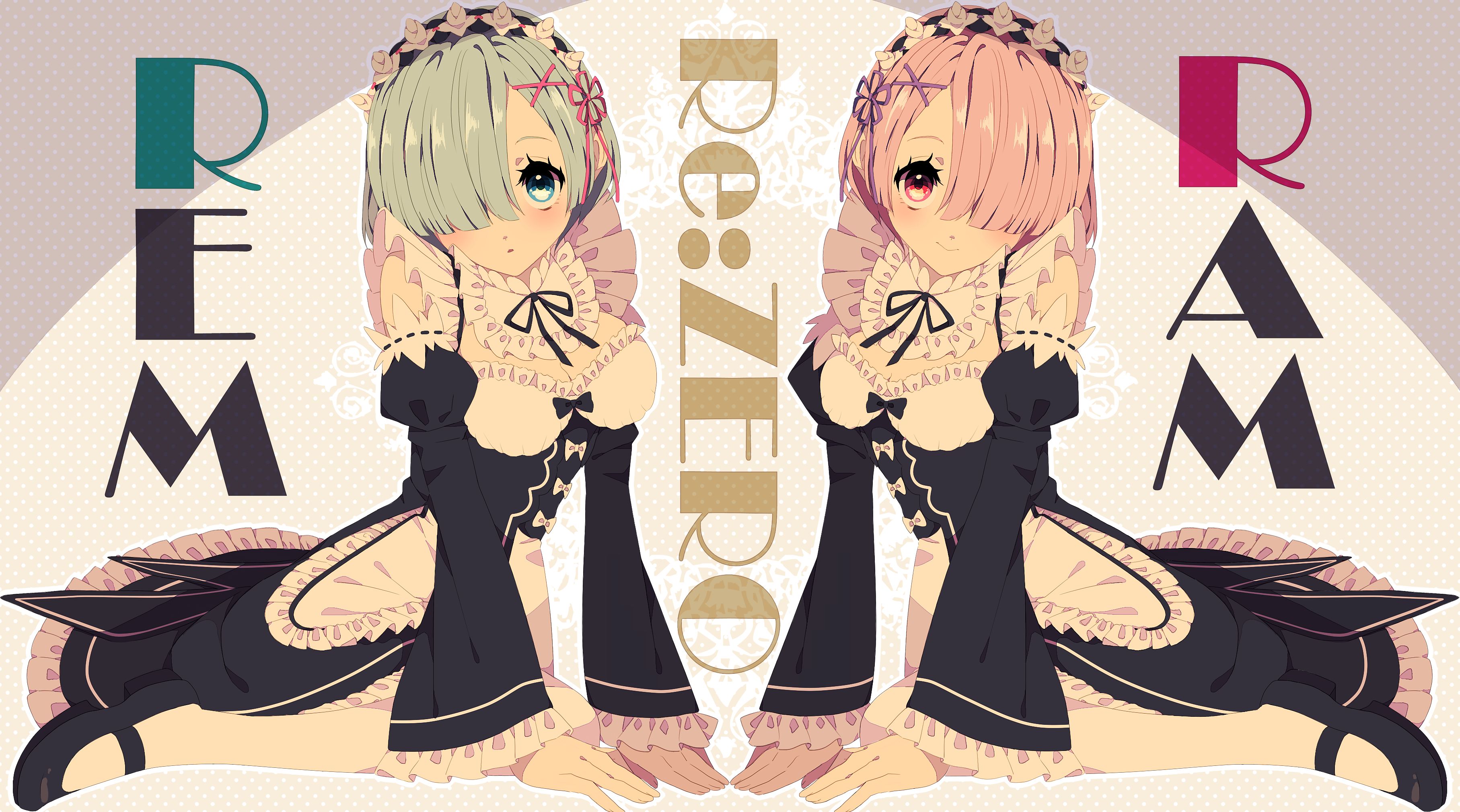 Baixar papel de parede para celular de Anime, Re:zero Começando A Vida Em Outro Mundo, Ram (Re:zero), Rem (Re:zero) gratuito.