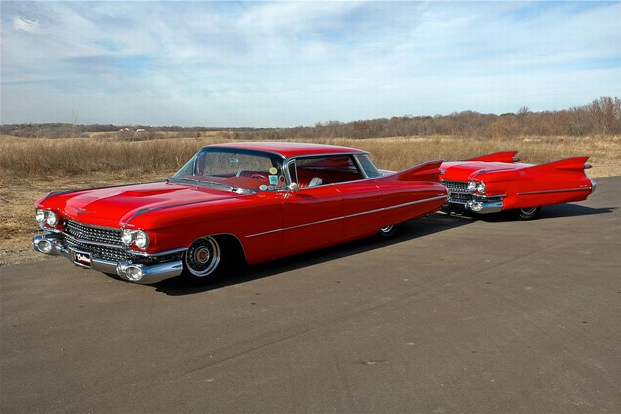 Завантажити шпалери 1959 Cadillac Coupe Deville на телефон безкоштовно