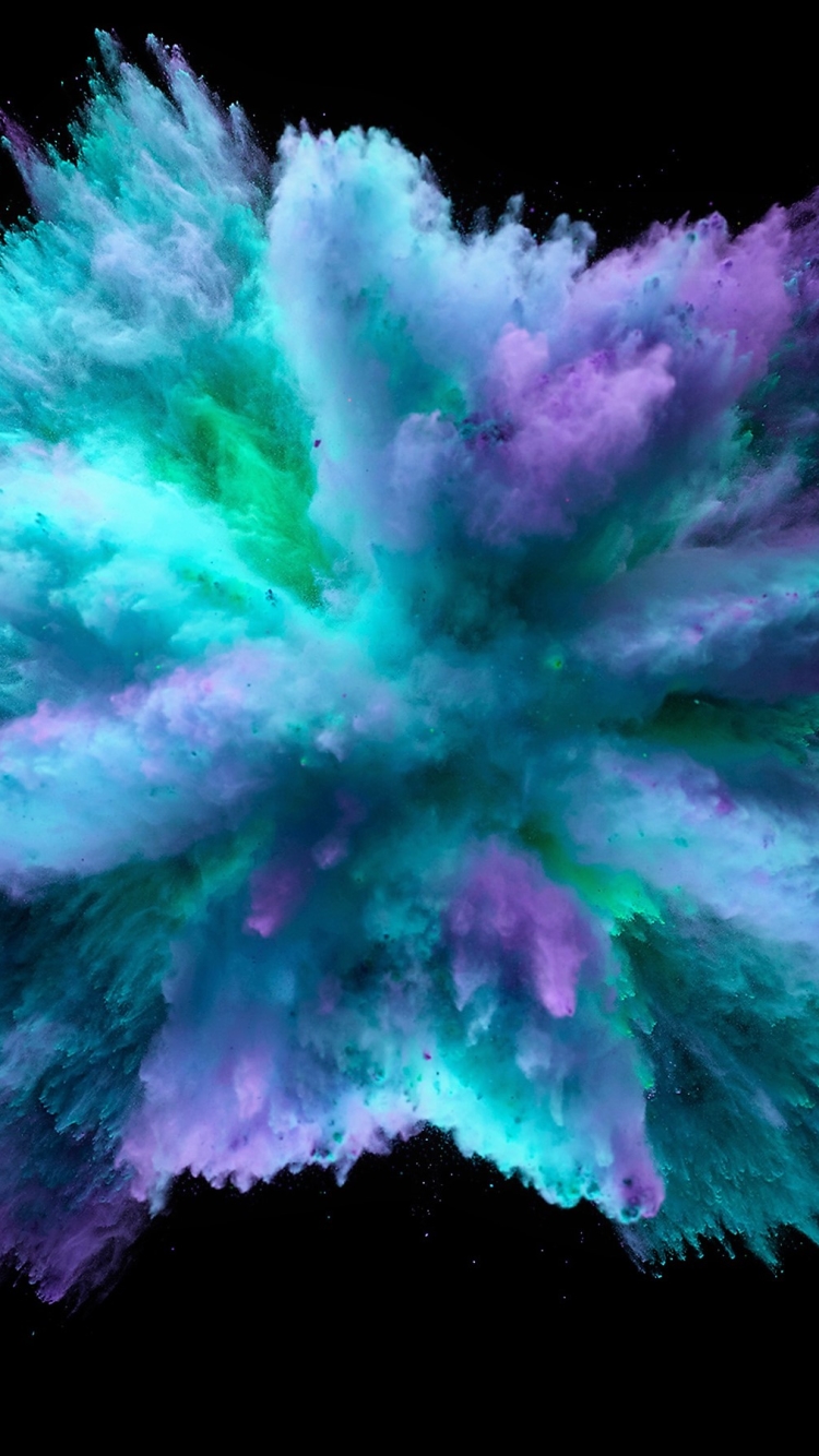 Download mobile wallpaper Abstract, Smoke, Purple for free.