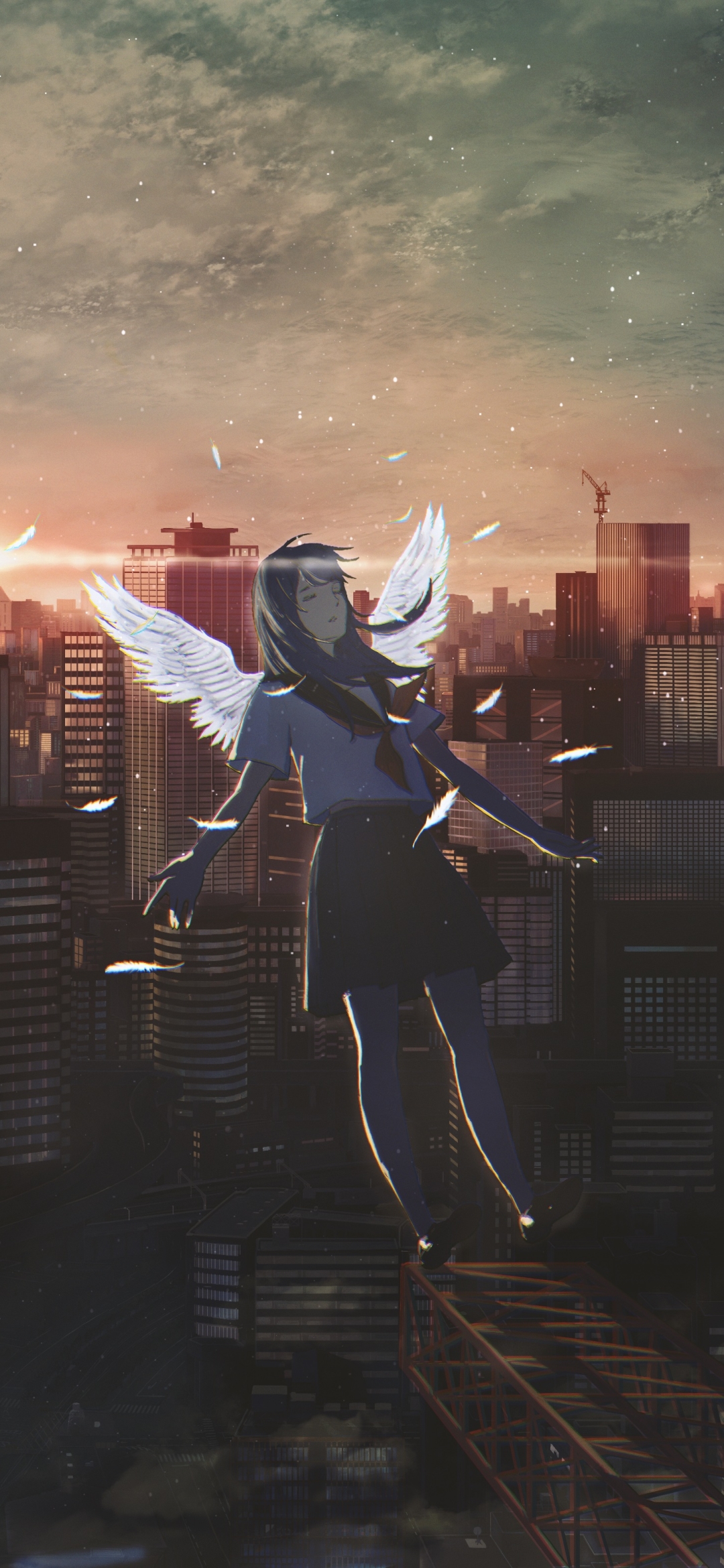 Download mobile wallpaper Anime, Angel for free.