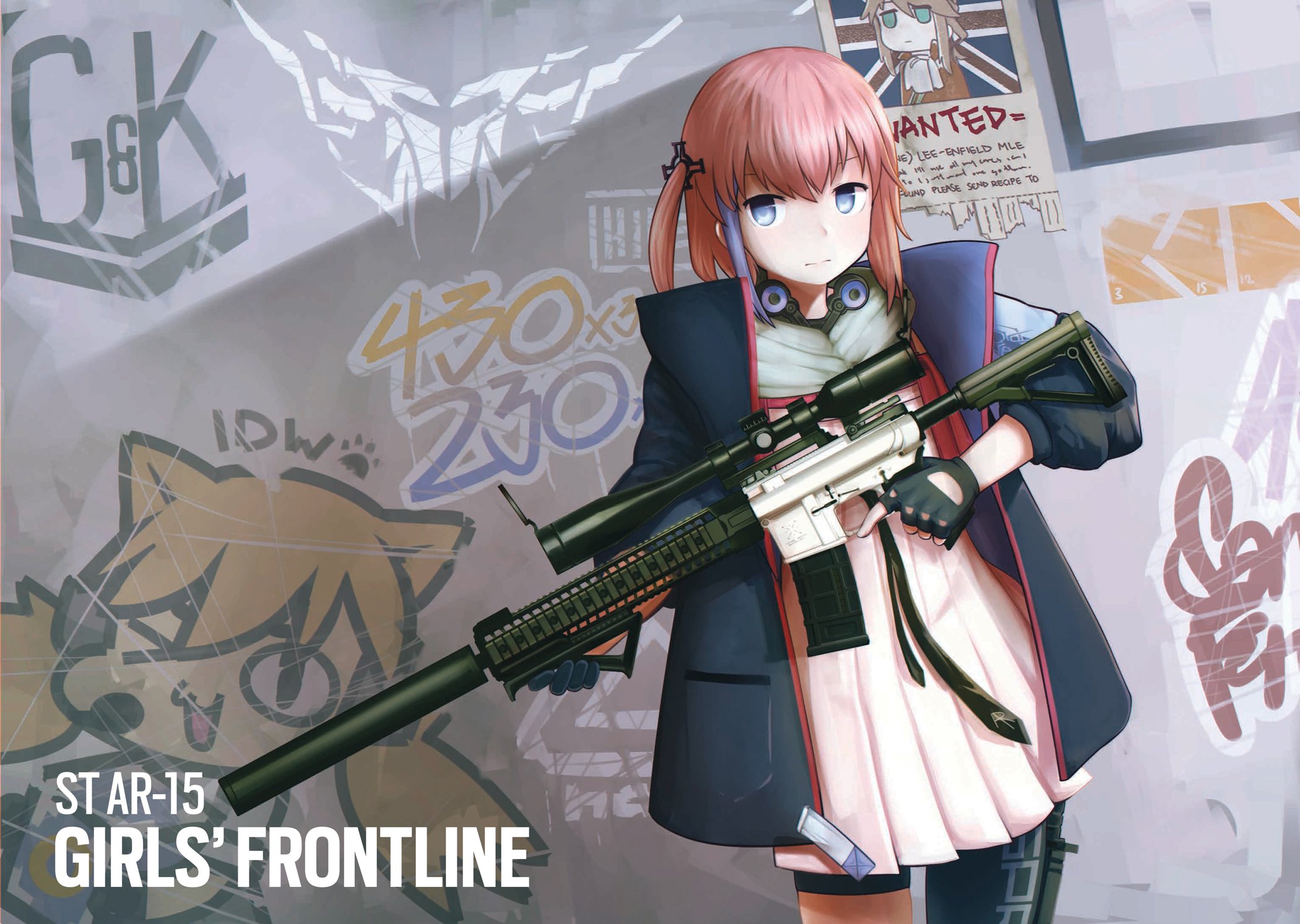video game, girls frontline, ar15 (girls frontline)