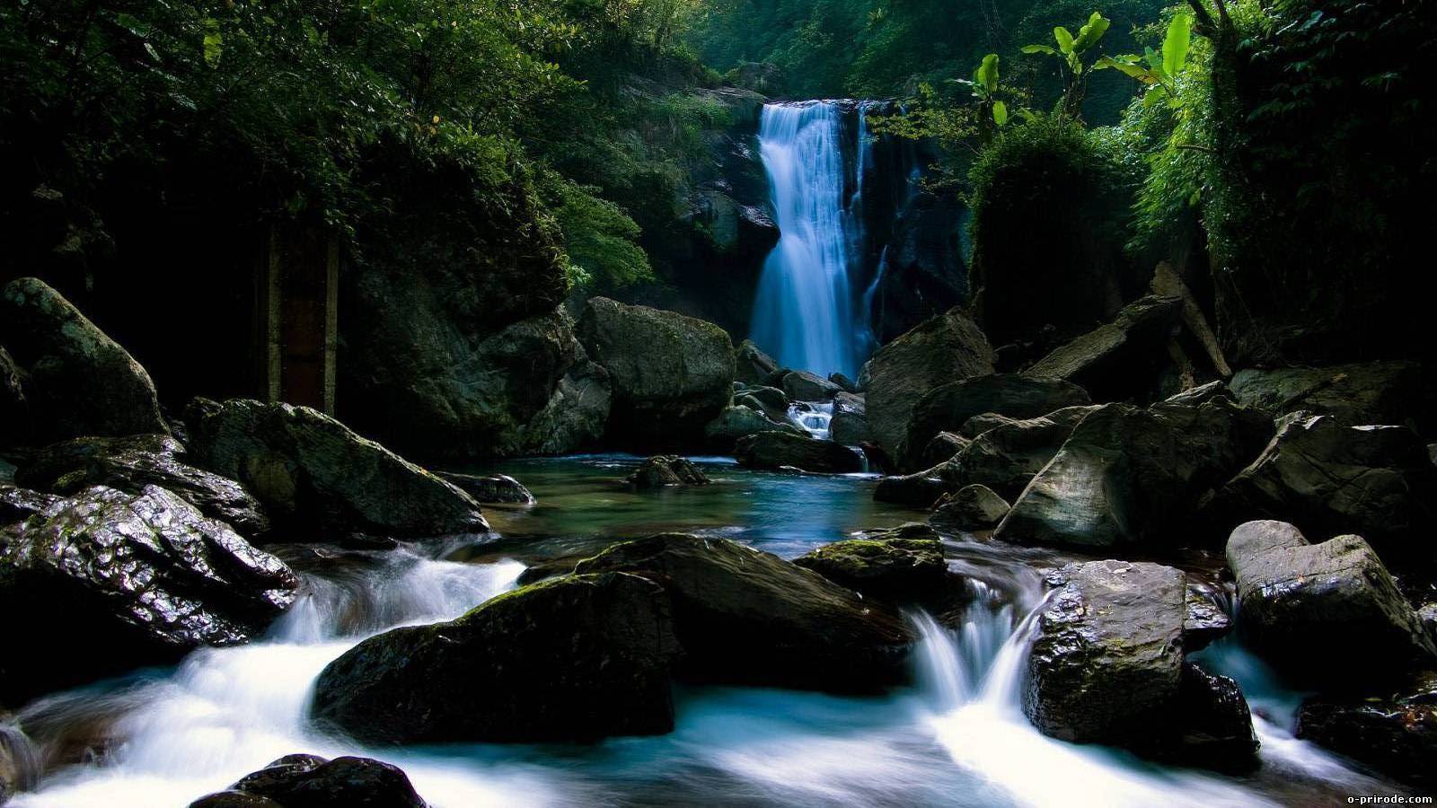 無料モバイル壁紙滝, 風景, 川をダウンロードします。