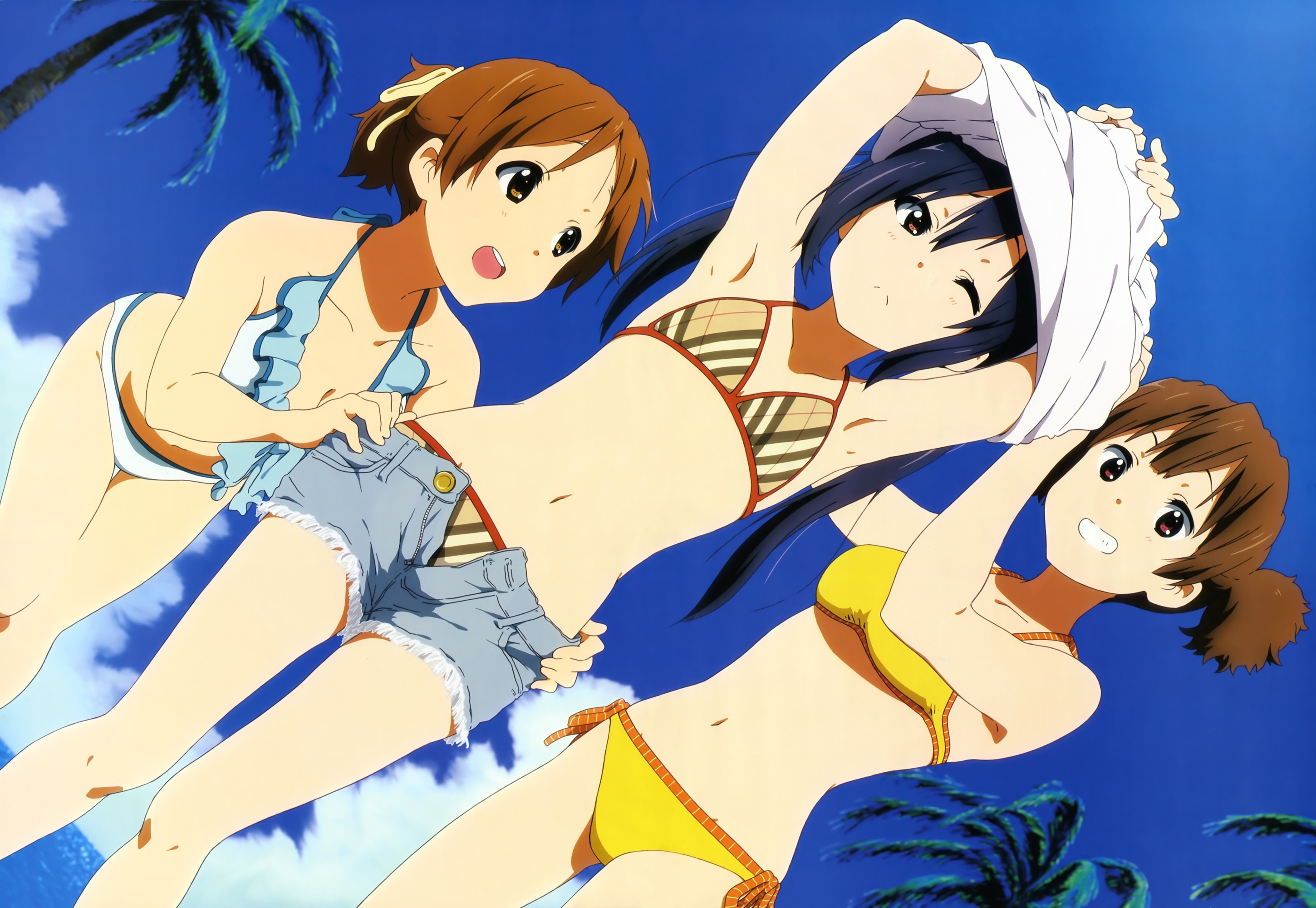 775368 Hintergrundbild herunterladen animes, k on!, azusa nakano, juni suzuki, ui hirasawa - Bildschirmschoner und Bilder kostenlos