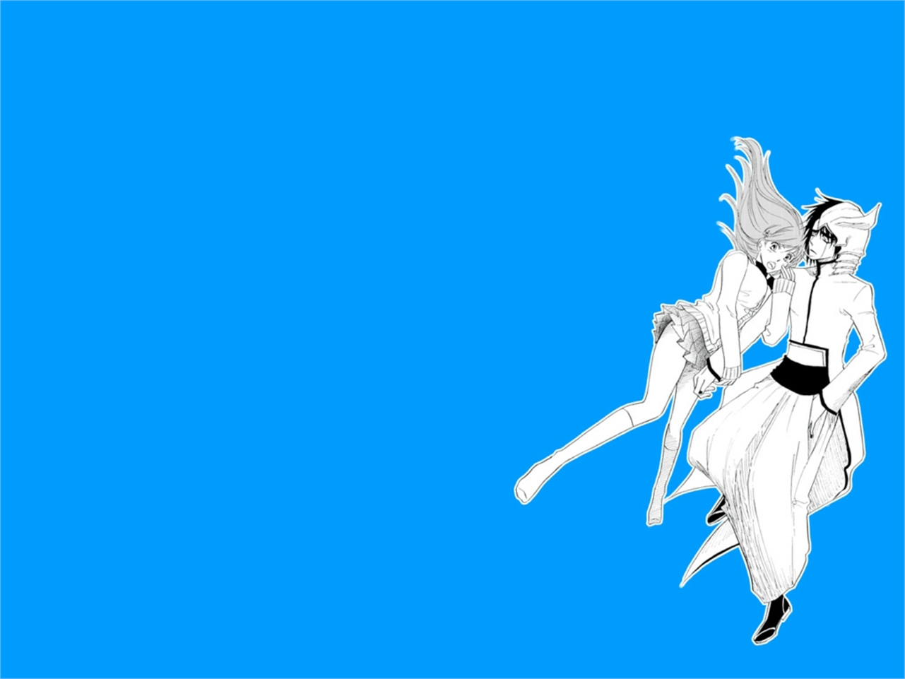 Laden Sie das Bleach, Animes, Orihime Inoue, Ulquiorra Cifer-Bild kostenlos auf Ihren PC-Desktop herunter