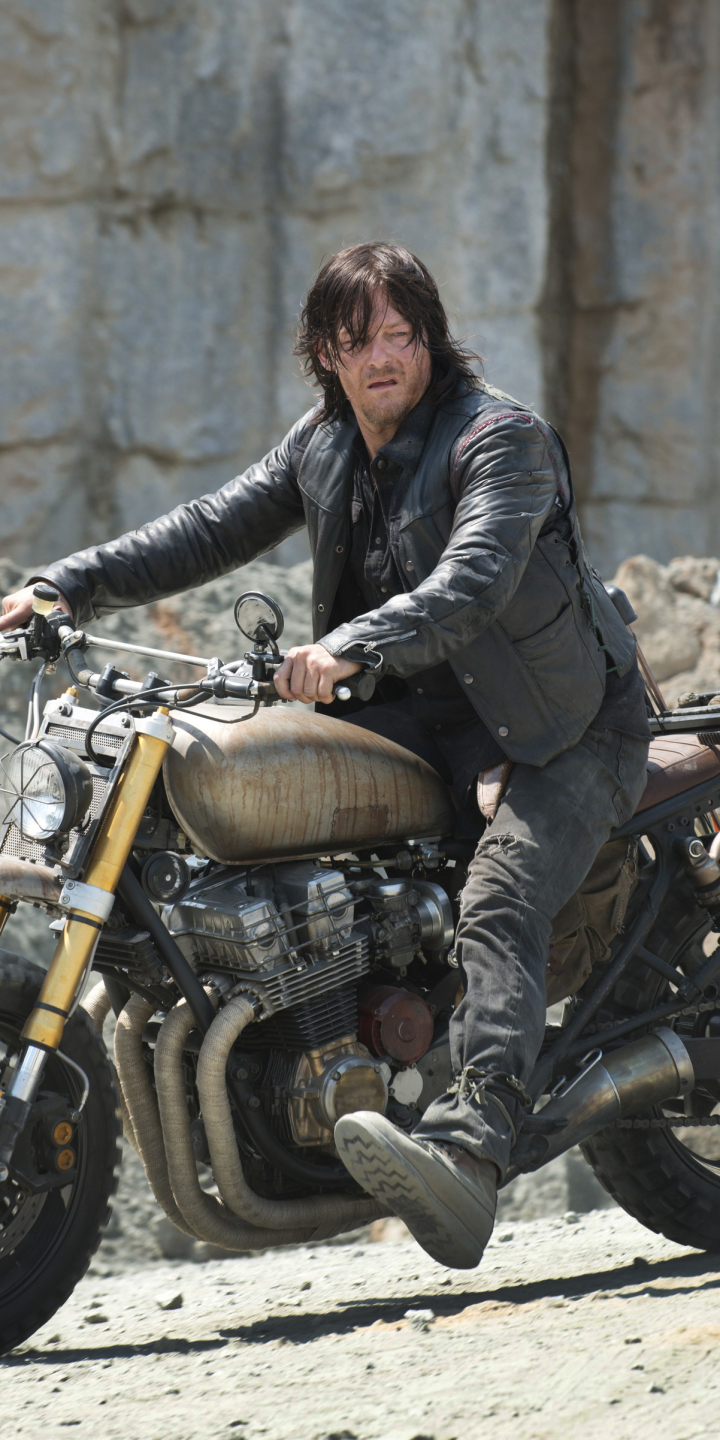 Handy-Wallpaper Fernsehserien, Norman Reedus, The Walking Dead, Daryl Dixon kostenlos herunterladen.