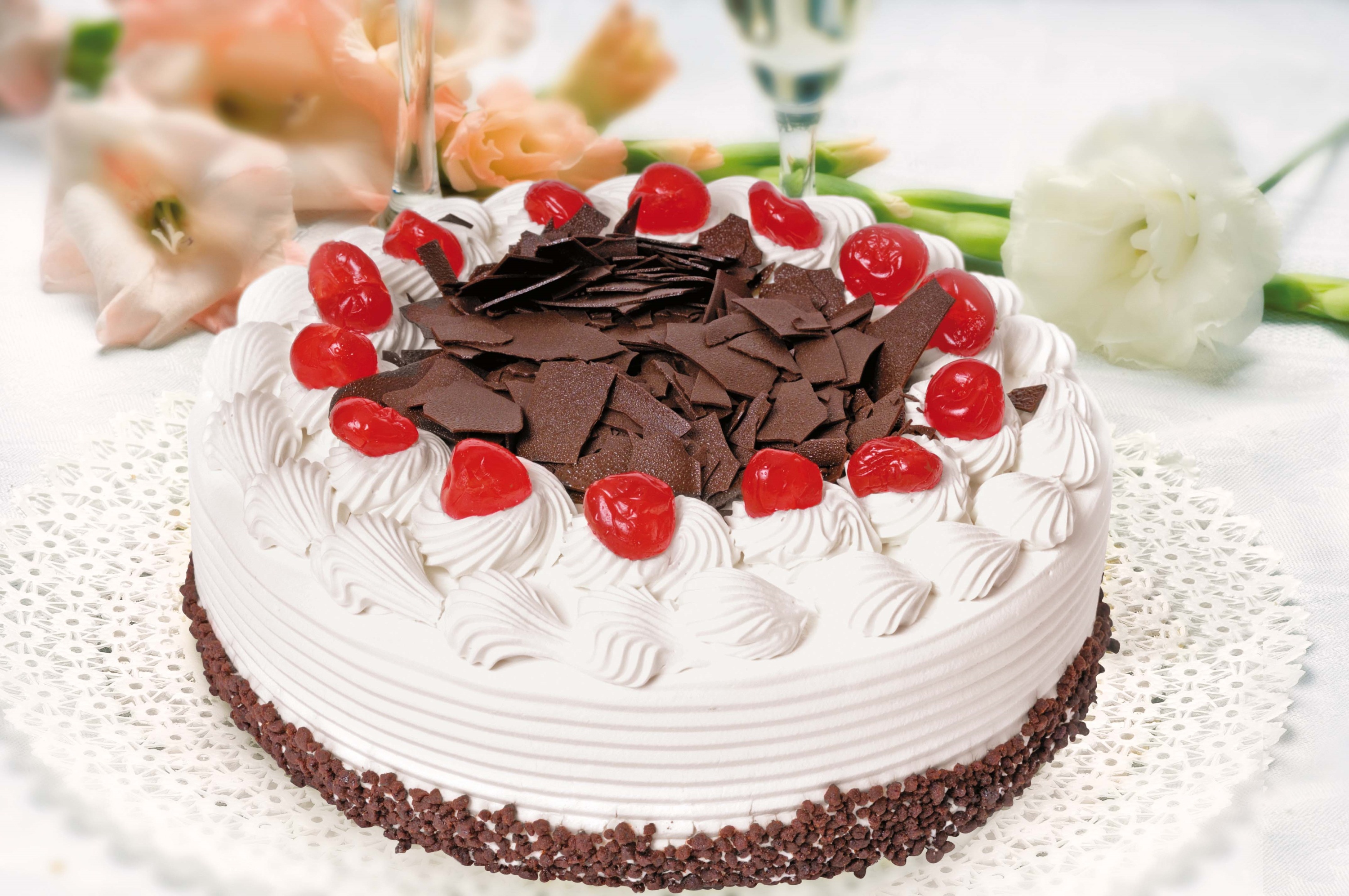 Free download wallpaper Food, Chocolate, Cake, Cream, Pastry on your PC desktop