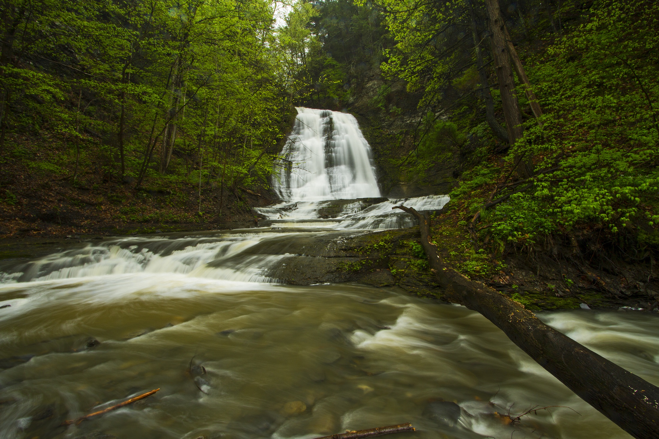 Laden Sie das Natur, Wasserfälle, Wasserfall, Wald, Fluss, Erde/natur-Bild kostenlos auf Ihren PC-Desktop herunter