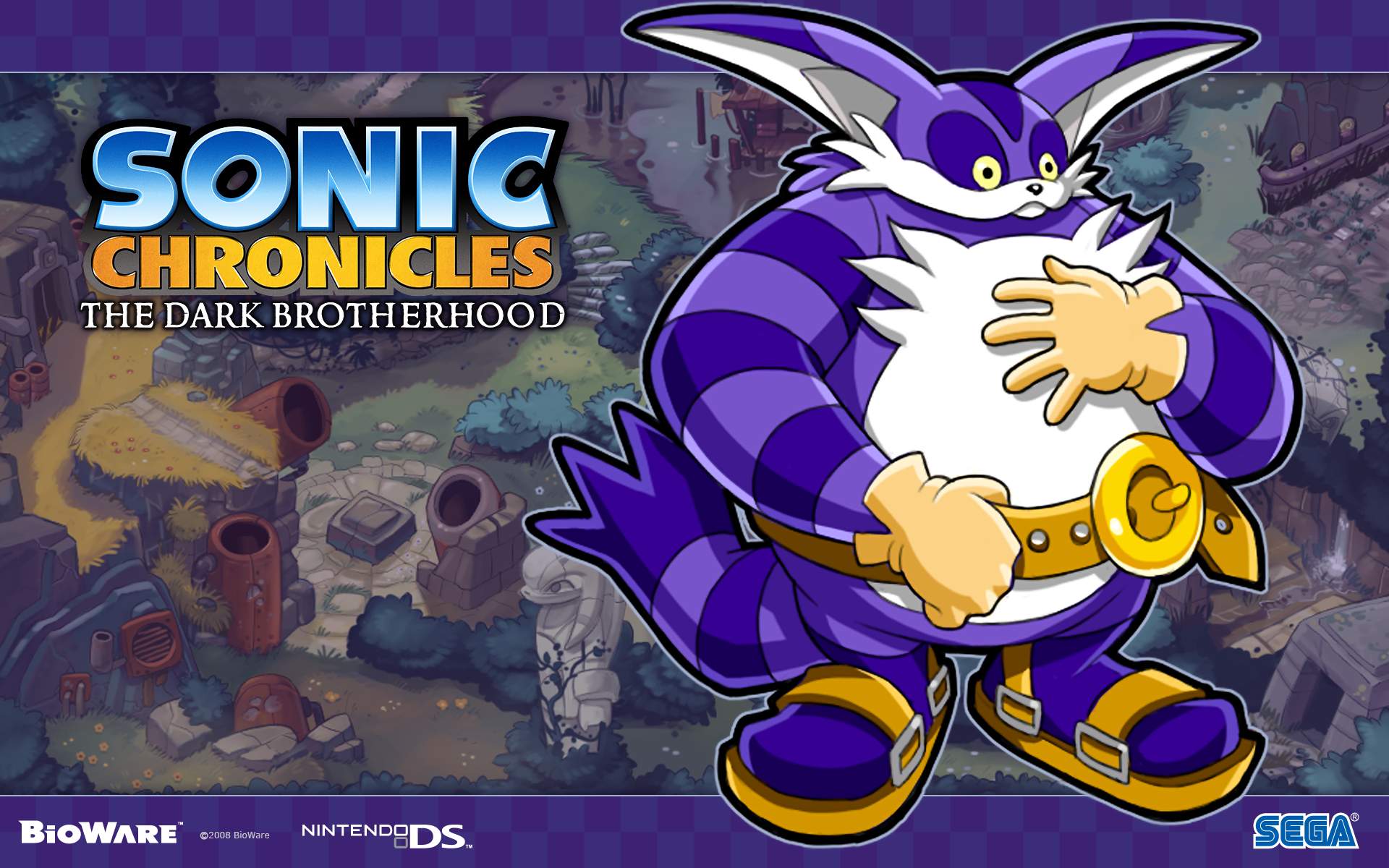 video game, sonic chronicles: the dark brotherhood, big the cat, sonic