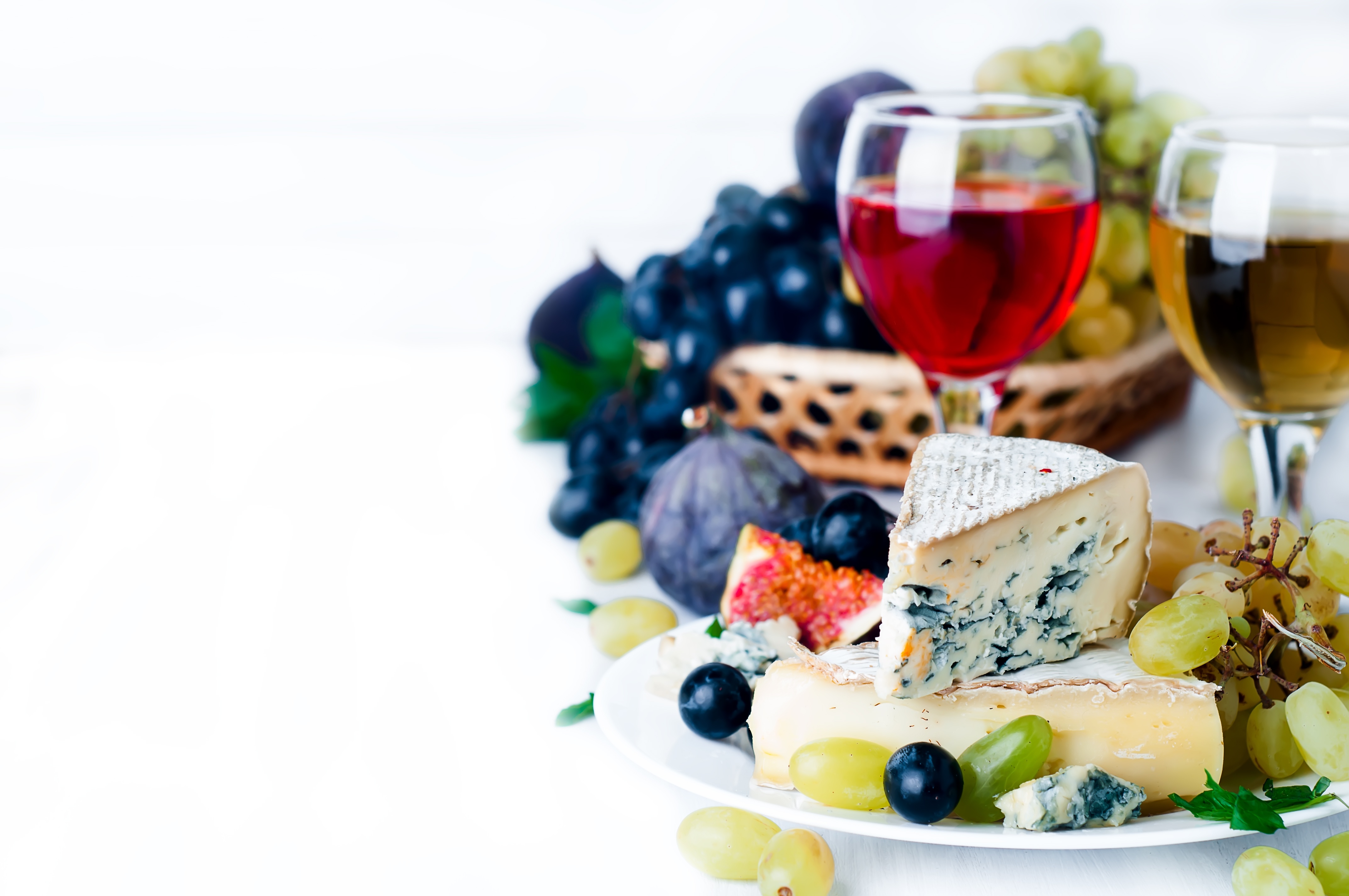 Free download wallpaper Food, Cheese, Grapes, Still Life, Fruit, Fig, Wine on your PC desktop
